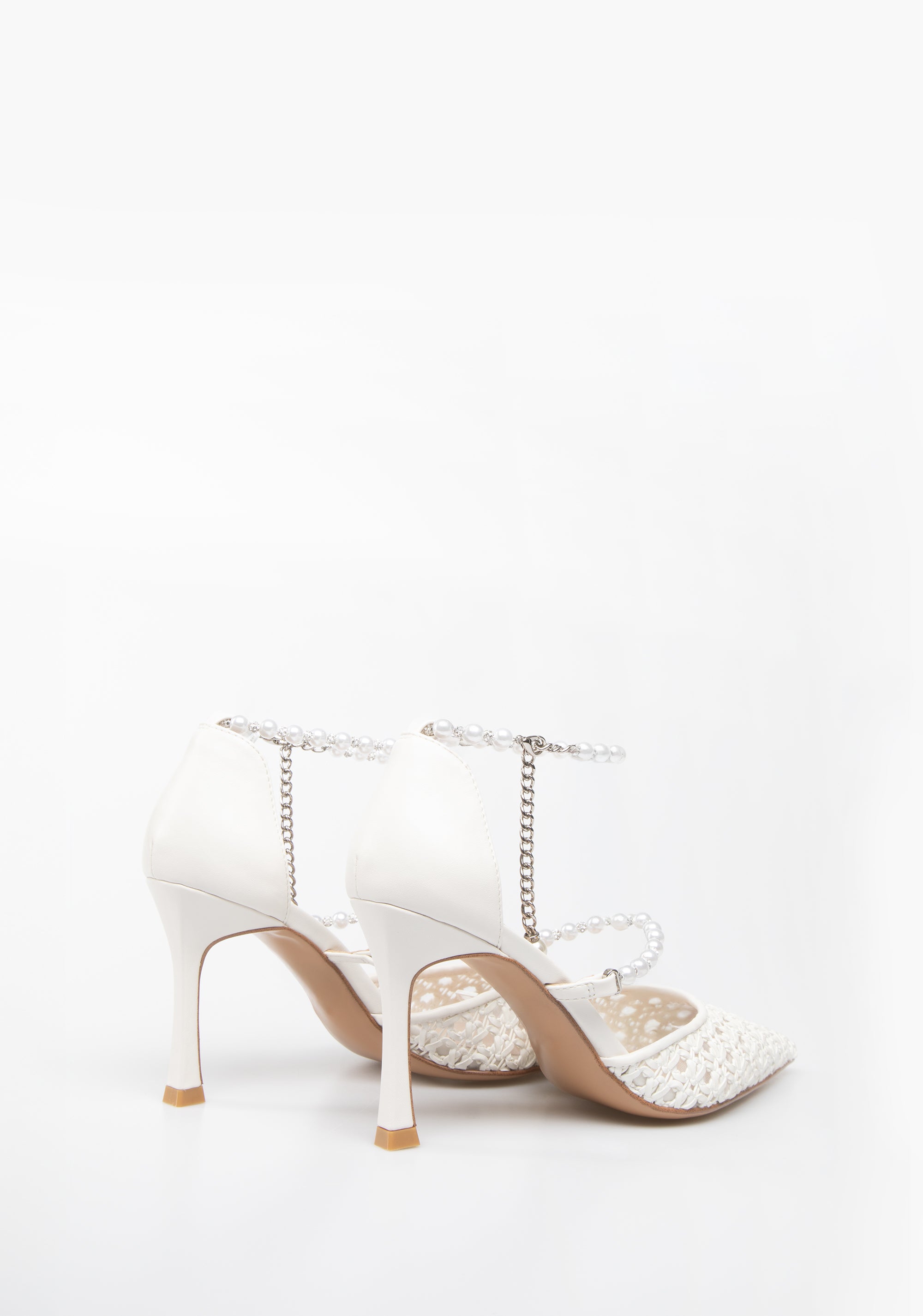 Lace Pump with Pearl Straps Fracomina F825SS2002P43501-108_3