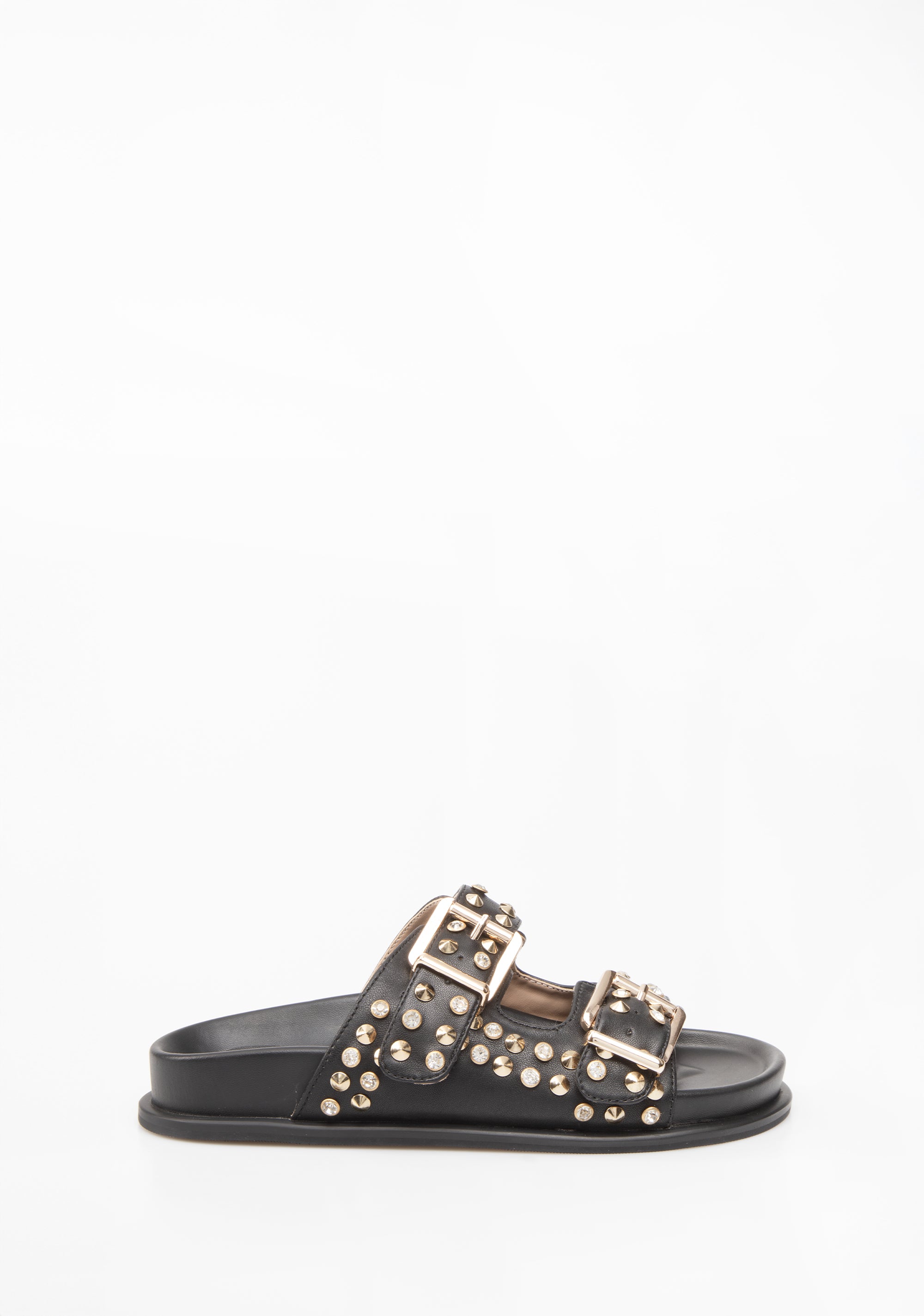 Slide Sandal with Double Buckle Fracomina F825SS3001P44301-053