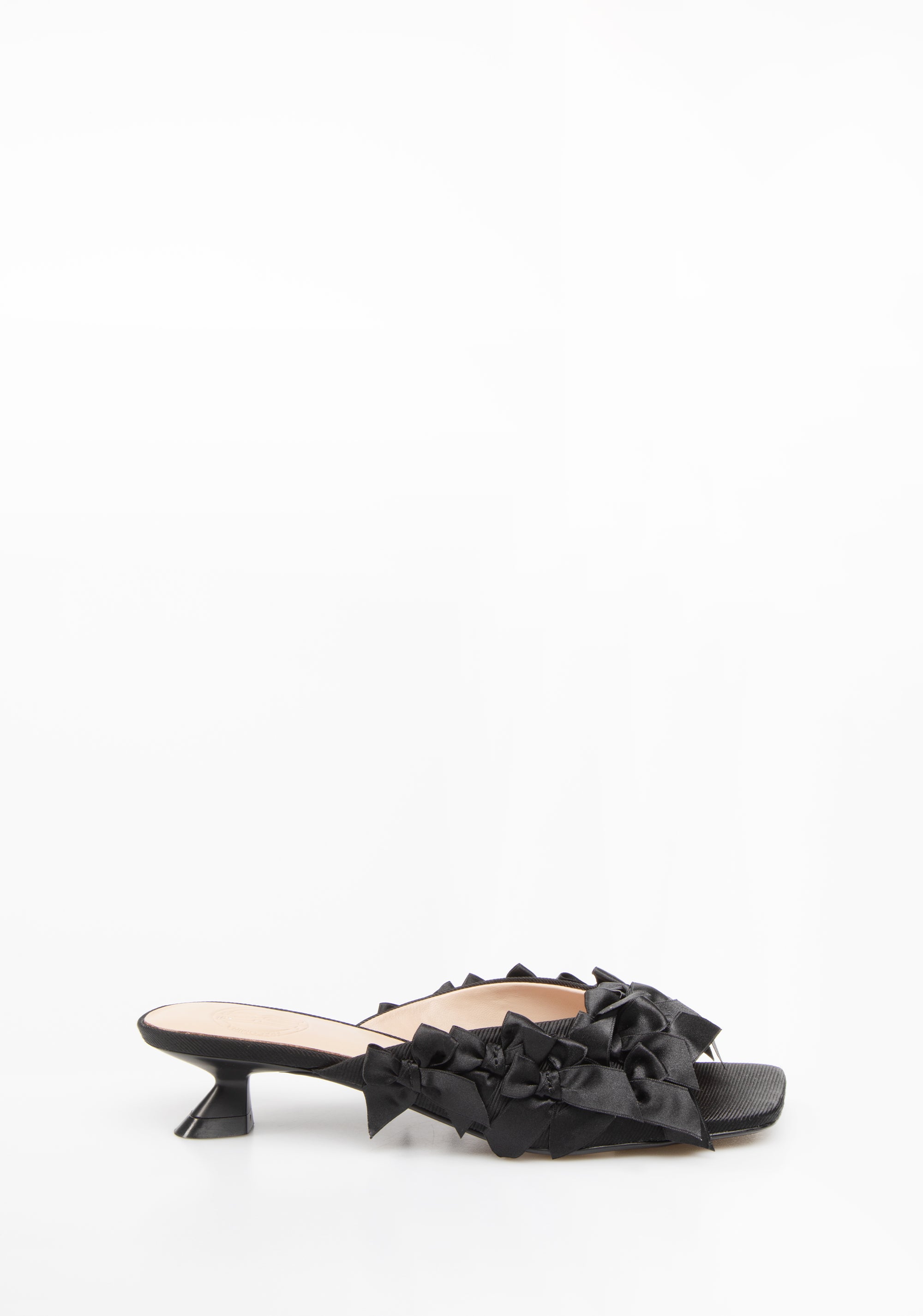 Satin Mule with Bow Details Fracomina F825SS4001P41201-053