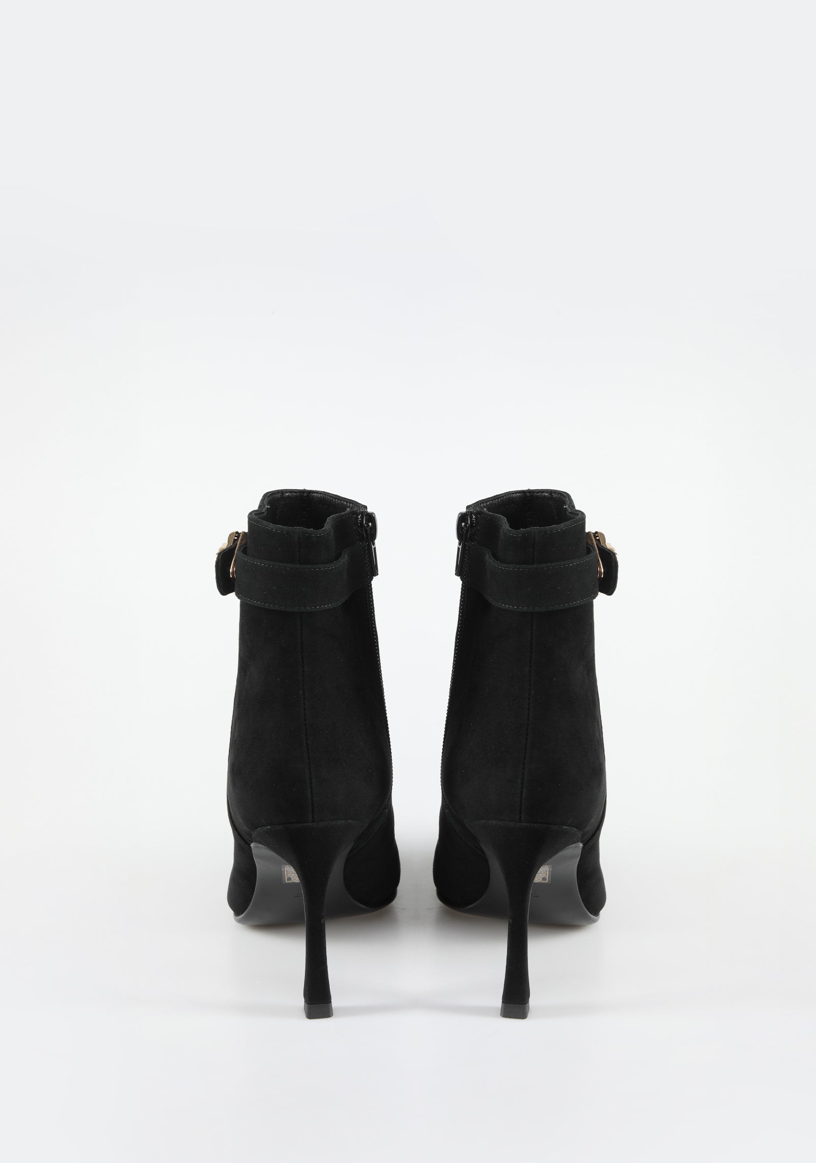 Elegant Suede Ankle Boots with Jewel Buckle Fracomina F825WS5001L42101-053_4_16699383-9e90-4128-bc70-733b9aedc2e7