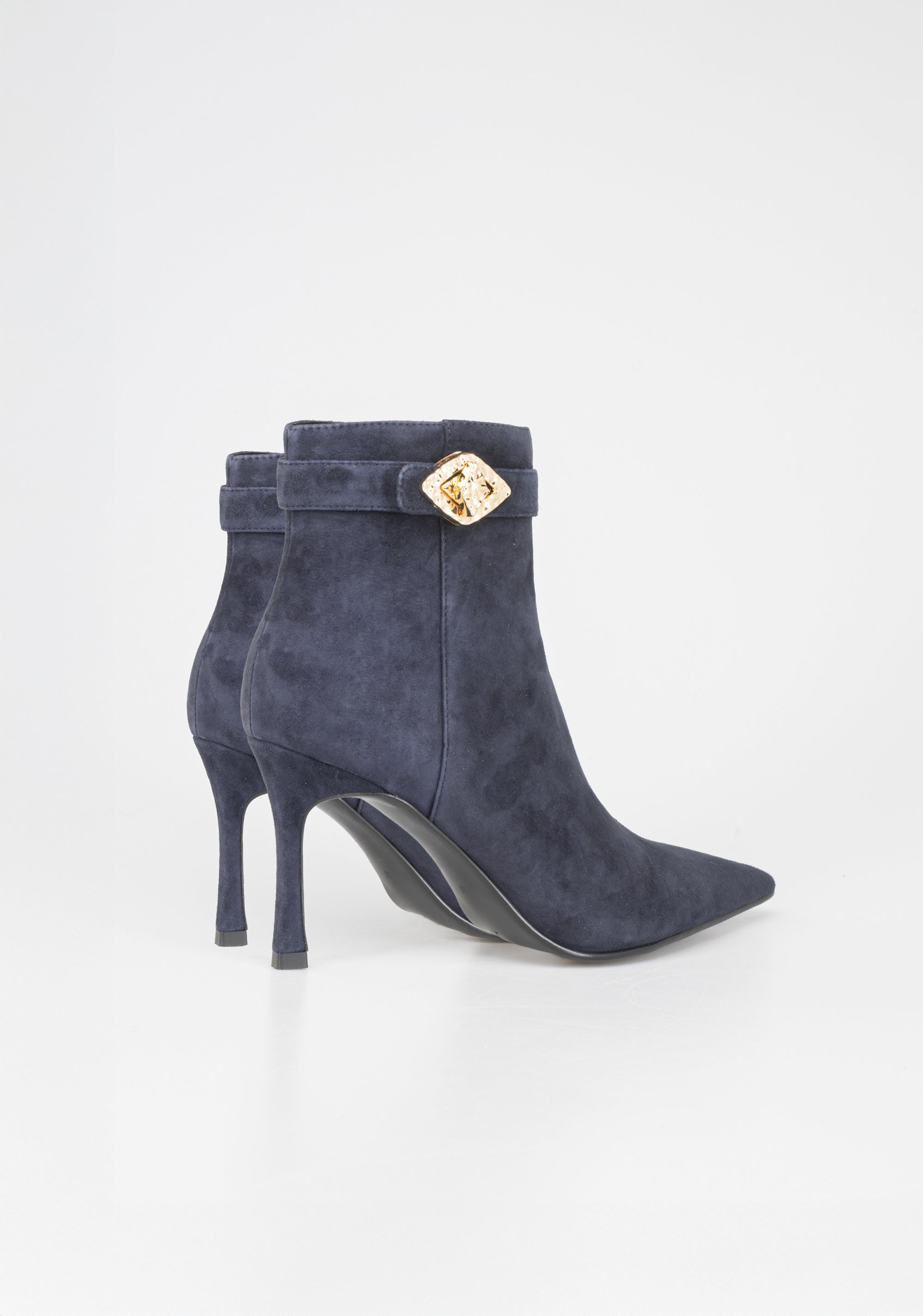 Elegant Suede Ankle Boots with Jewel Buckle Fracomina F825WS5001L42101-064_2_c611ac8c-dd05-4fe2-aad3-43c3cb3b13da
