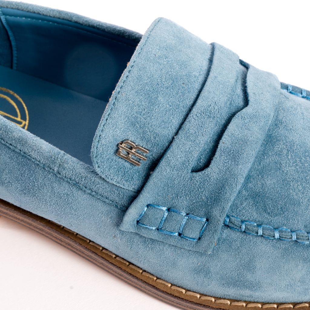 Classic Suede Loafers with Stitching Fracomina F826SS1001L42101-132_4