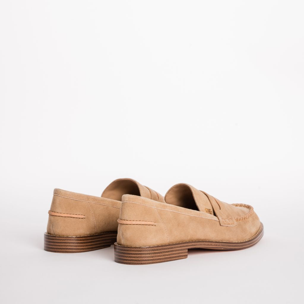 Classic Suede Loafers with Stitching Fracomina F826SS1001L42101-K20_5