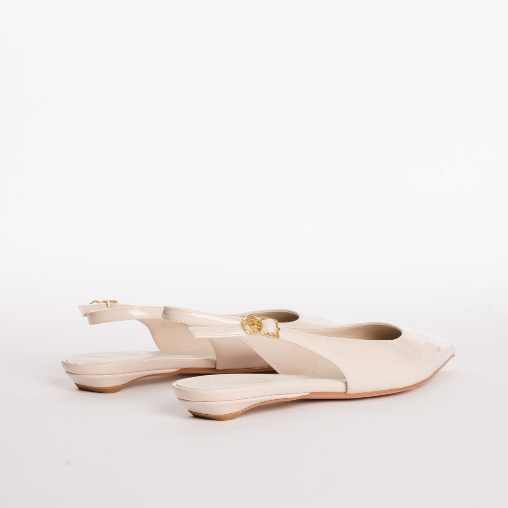 Pointed-Toe Slingback Pumps with Kitten Heel Fracomina F826SS9001P44501-M52_5