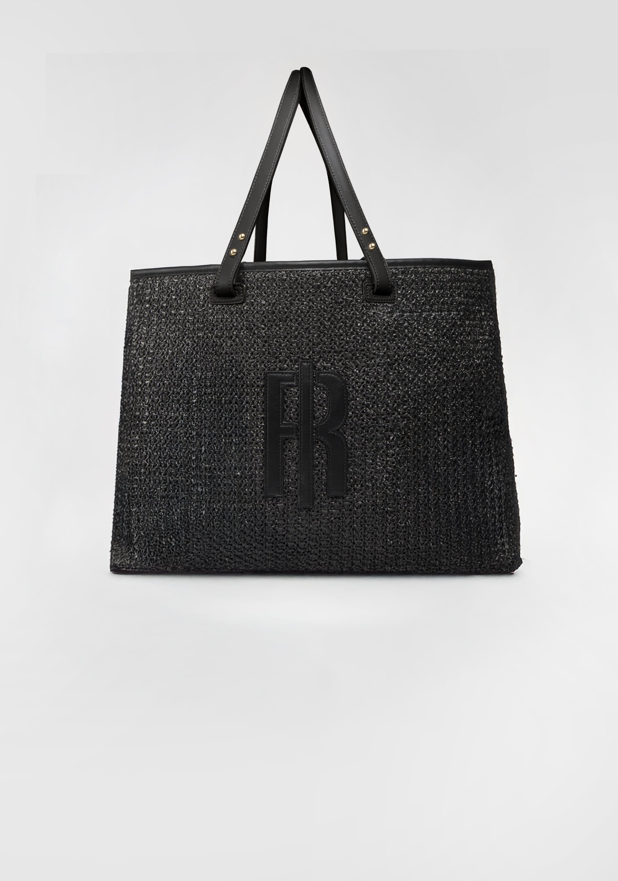 Bag big size made in weaved fabric Fracomina FB25SB1006P45301-053