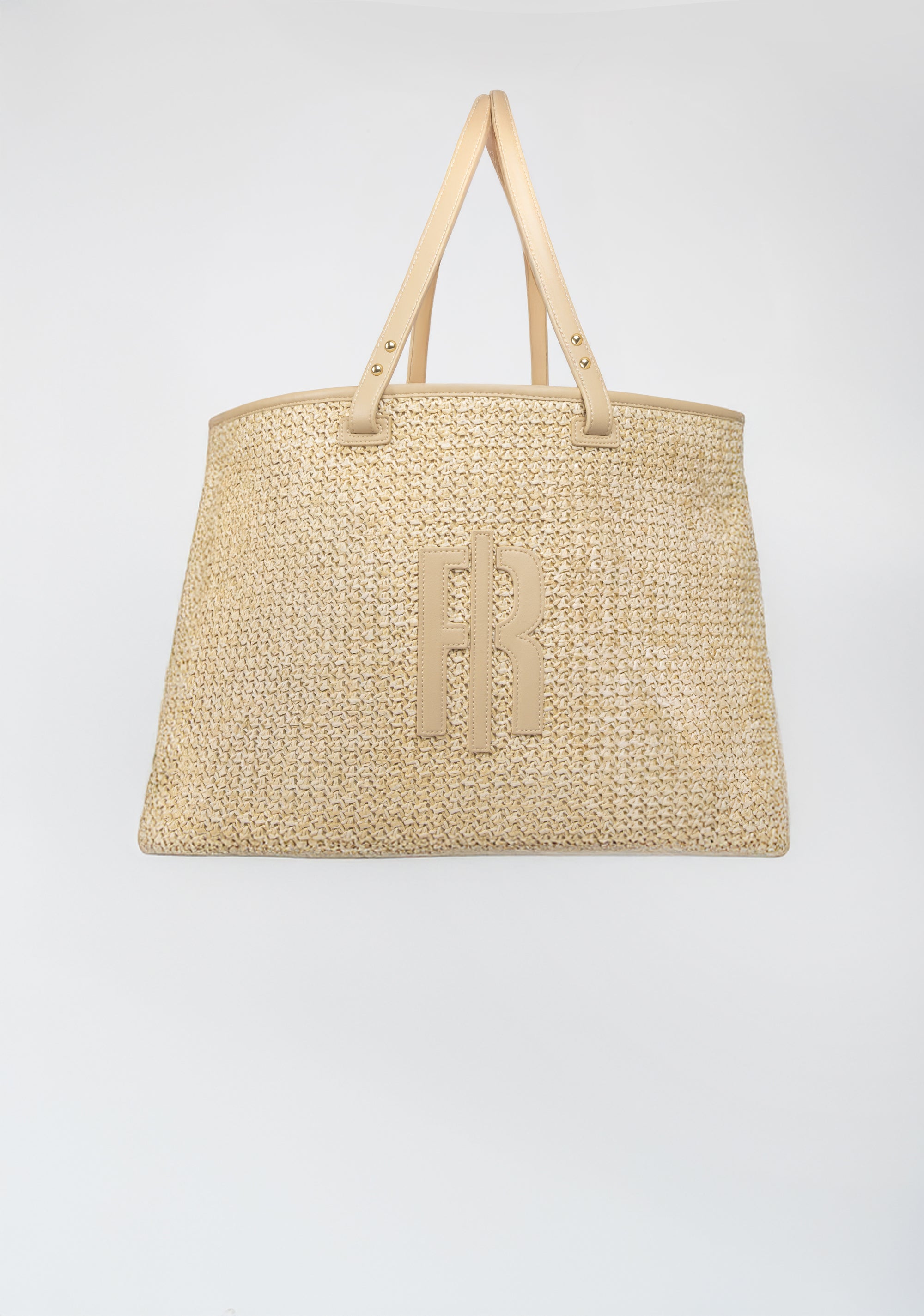 Bag big size made in weaved fabric Fracomina FB25SB1006P45301-I62
