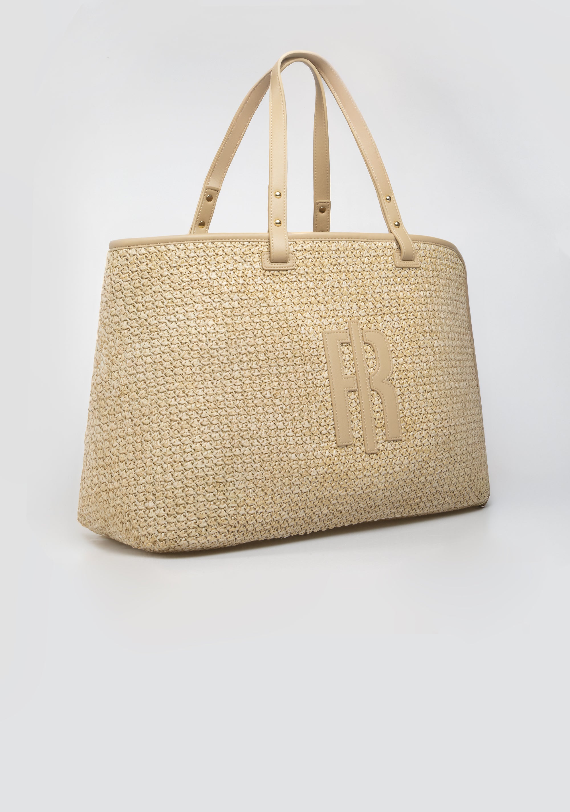 Bag big size made in weaved fabric Fracomina FB25SB1006P45301-I62_2