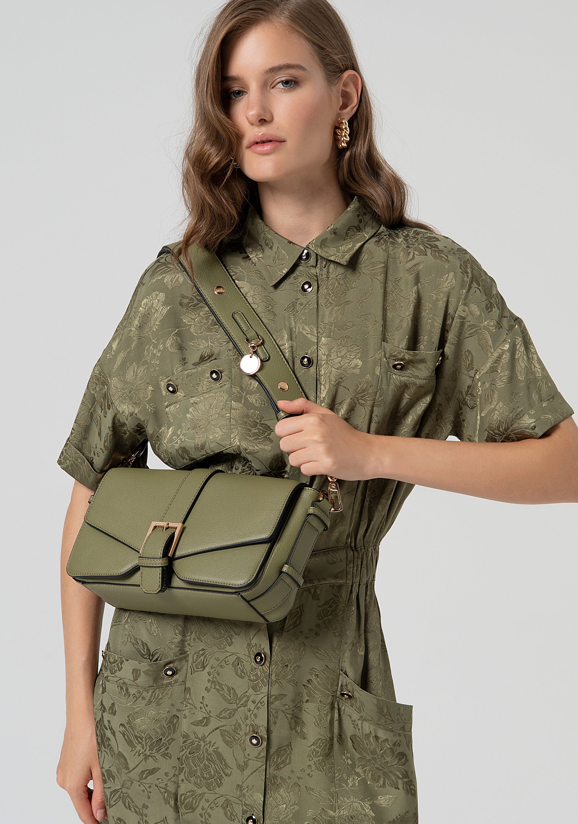 Shoulder Bag middle size Fracomina FB25SB3001P41101_206