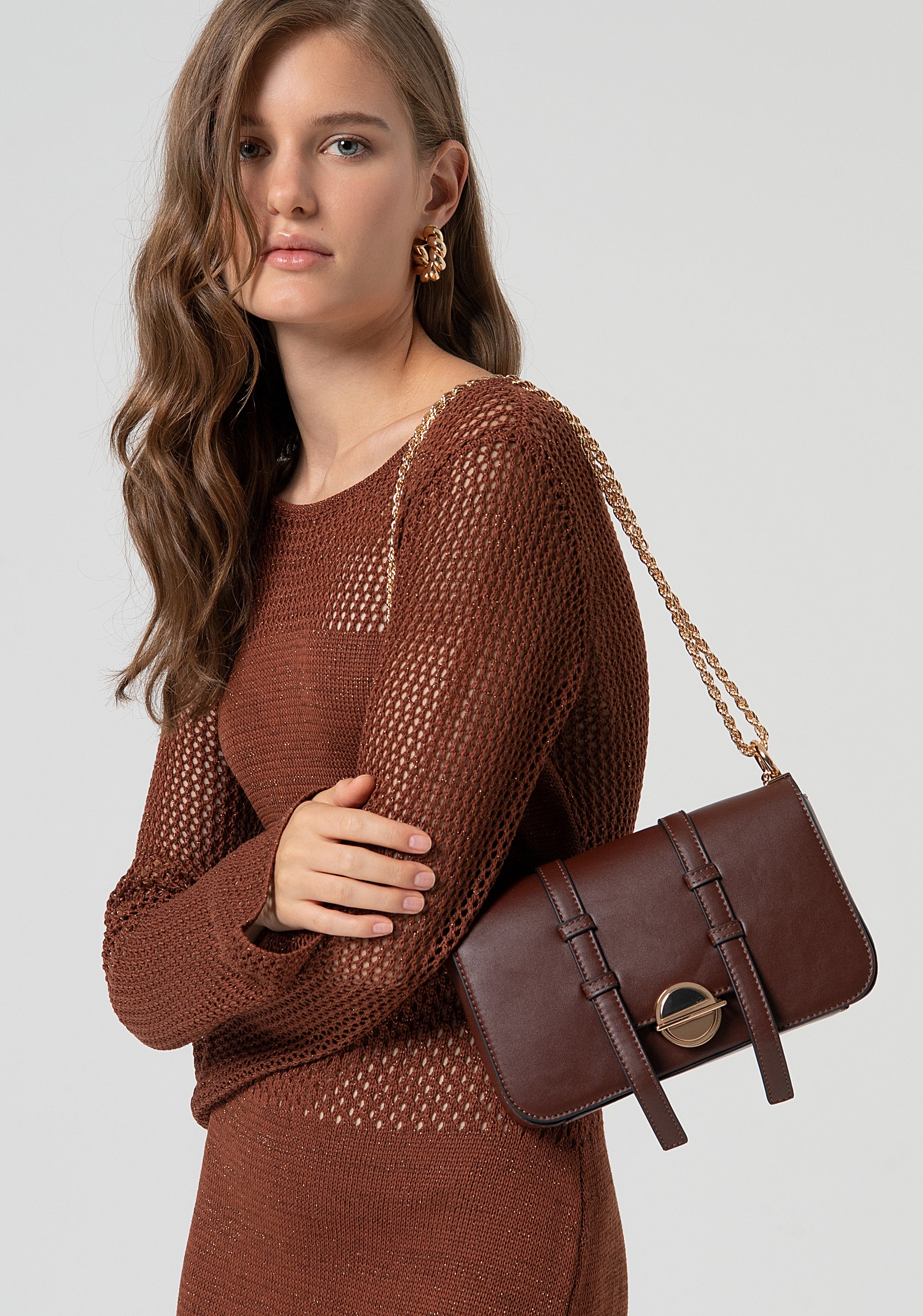 Small Shoulder Bag Fracomina FB25SB3003P41101-3262
