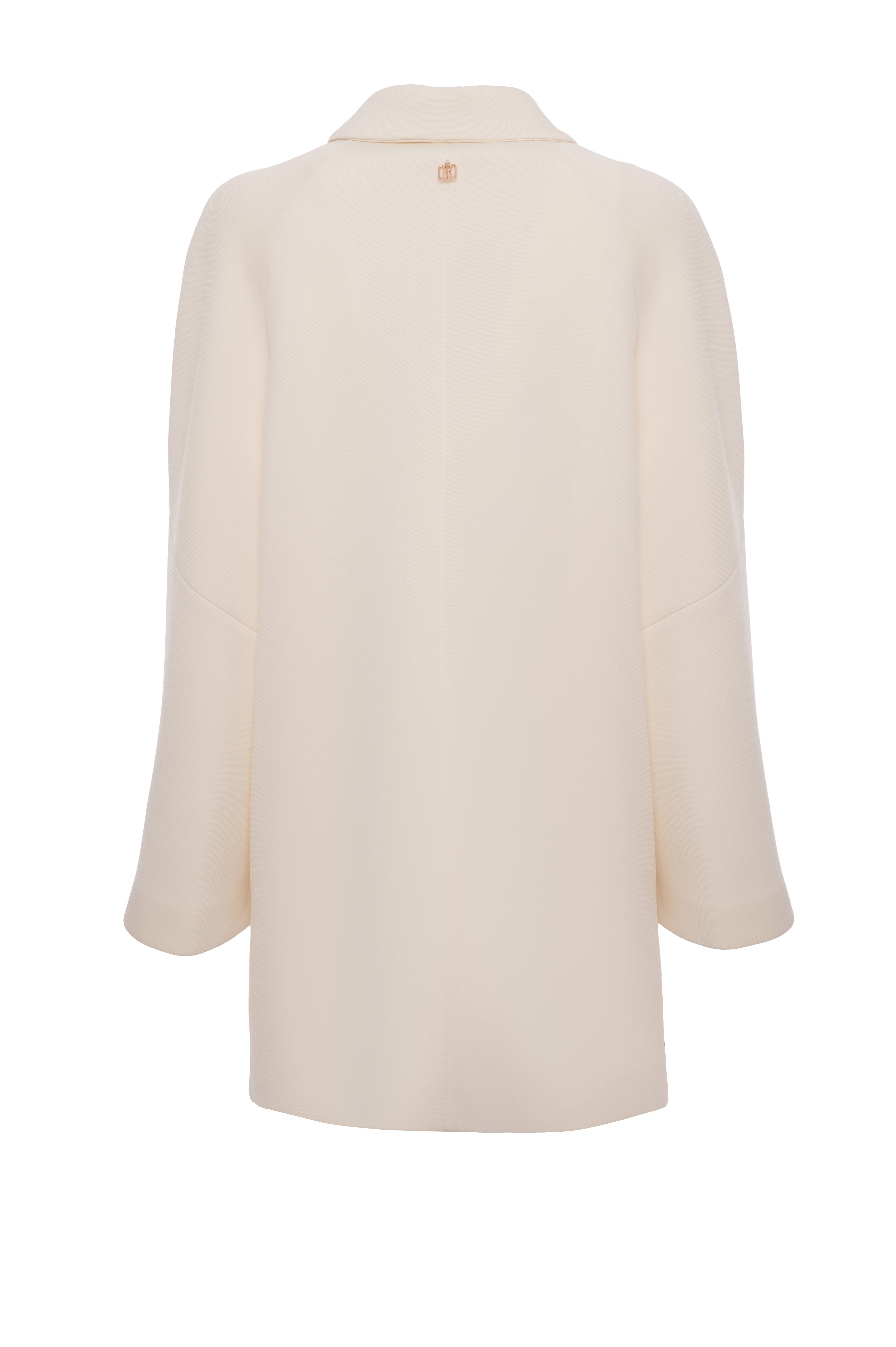 Short Coat with Shirt Collar Fracomina FI25WC1005W47701-108_BACK
