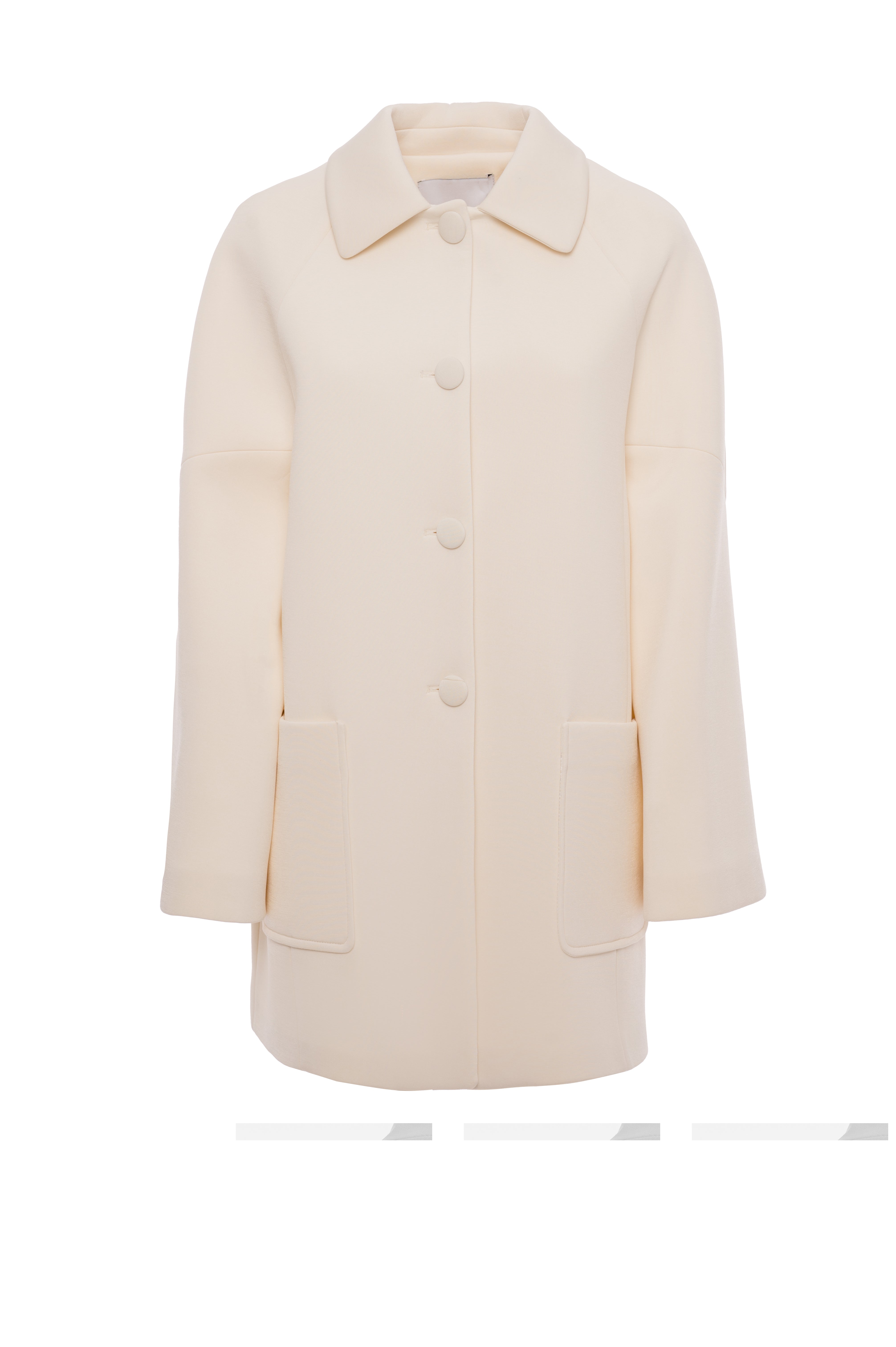 Short Coat with Shirt Collar Fracomina FI25WC1005W47701-108_FRONT
