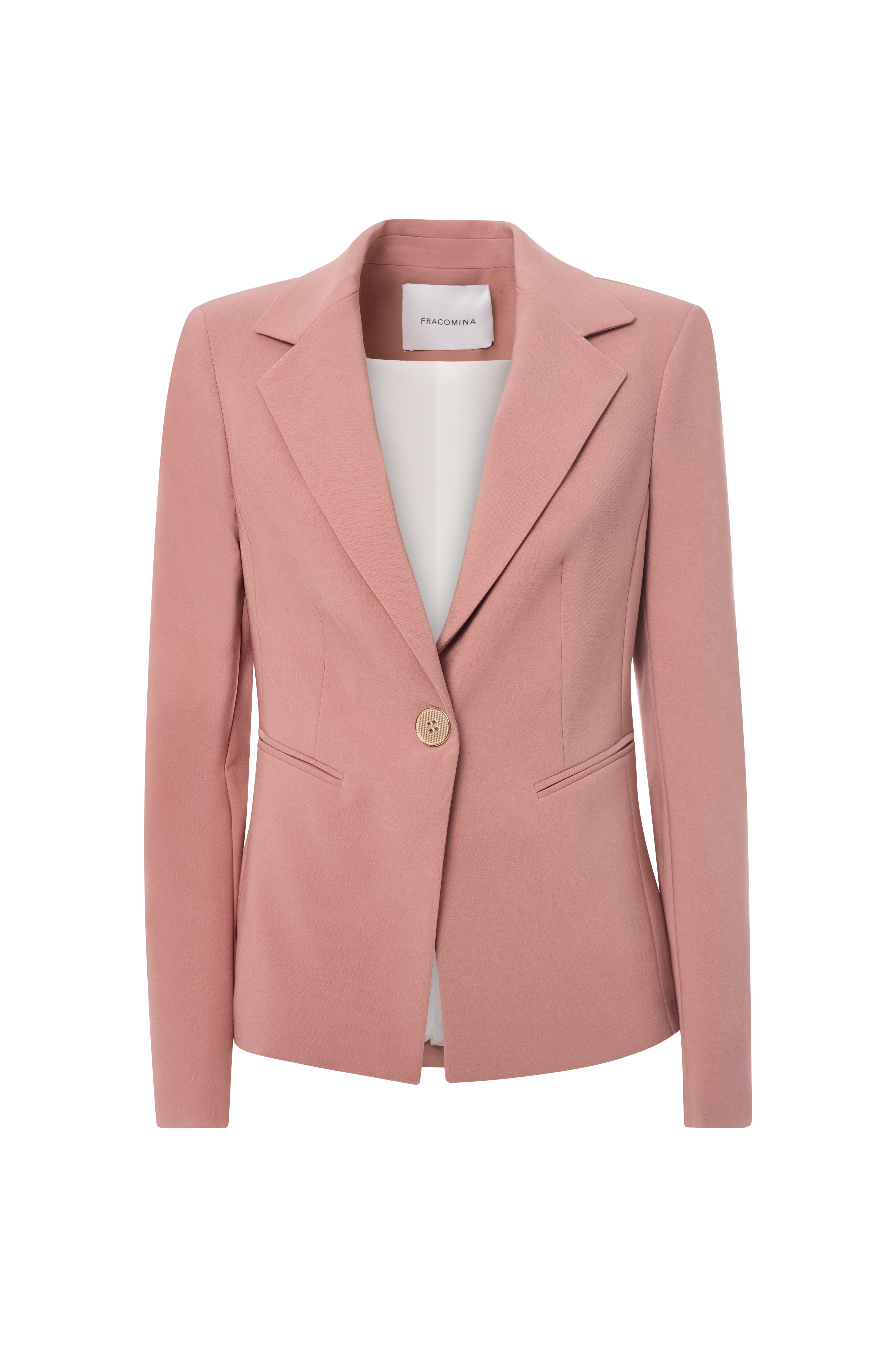 Tailored Single-Breasted Blazer Fracomina FI25WJ2005W42901-238_FRONT