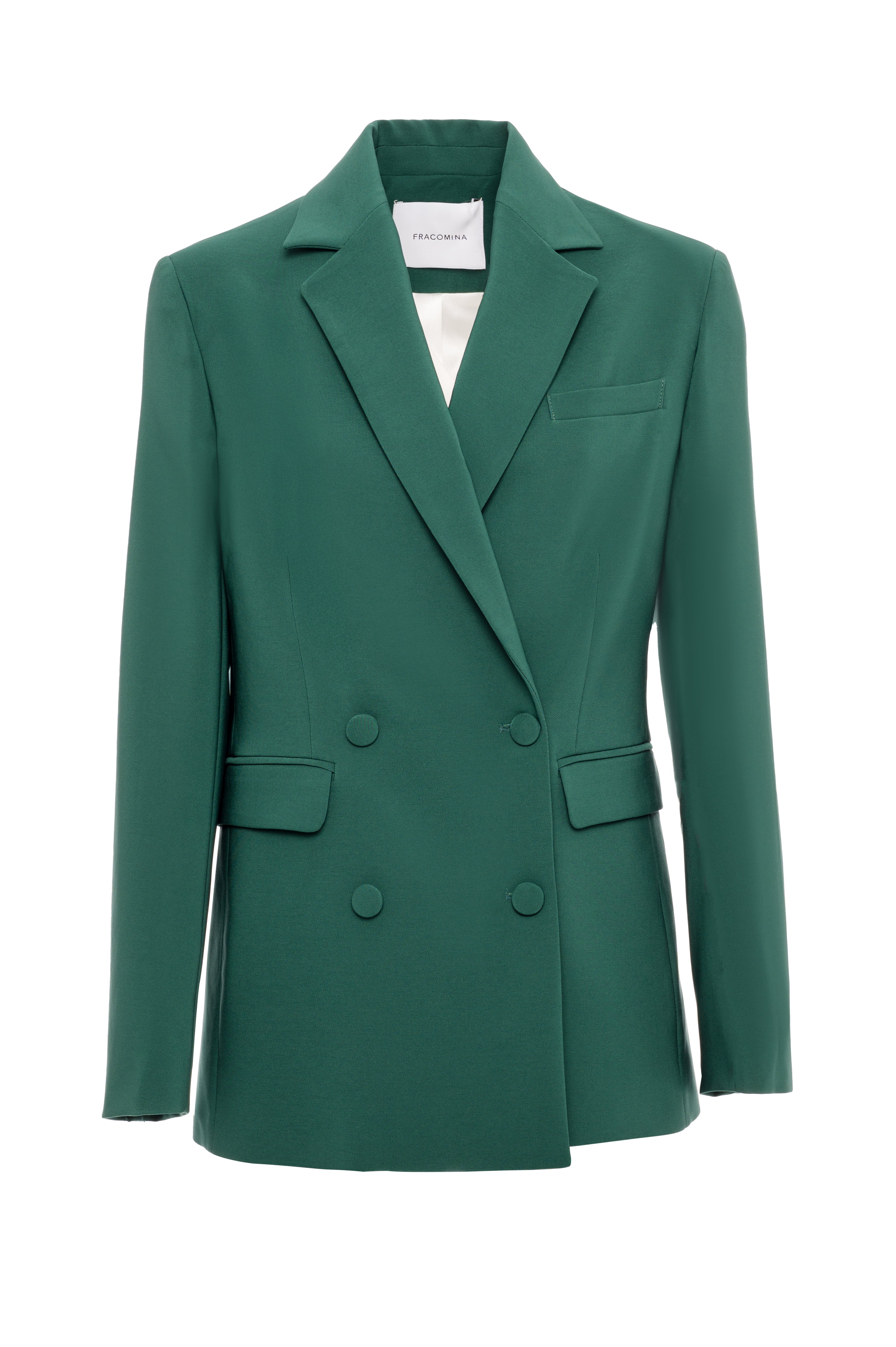 Tailored Double-Breasted Blazer Fracomina FI25WJ3003W42901-152_FRONT