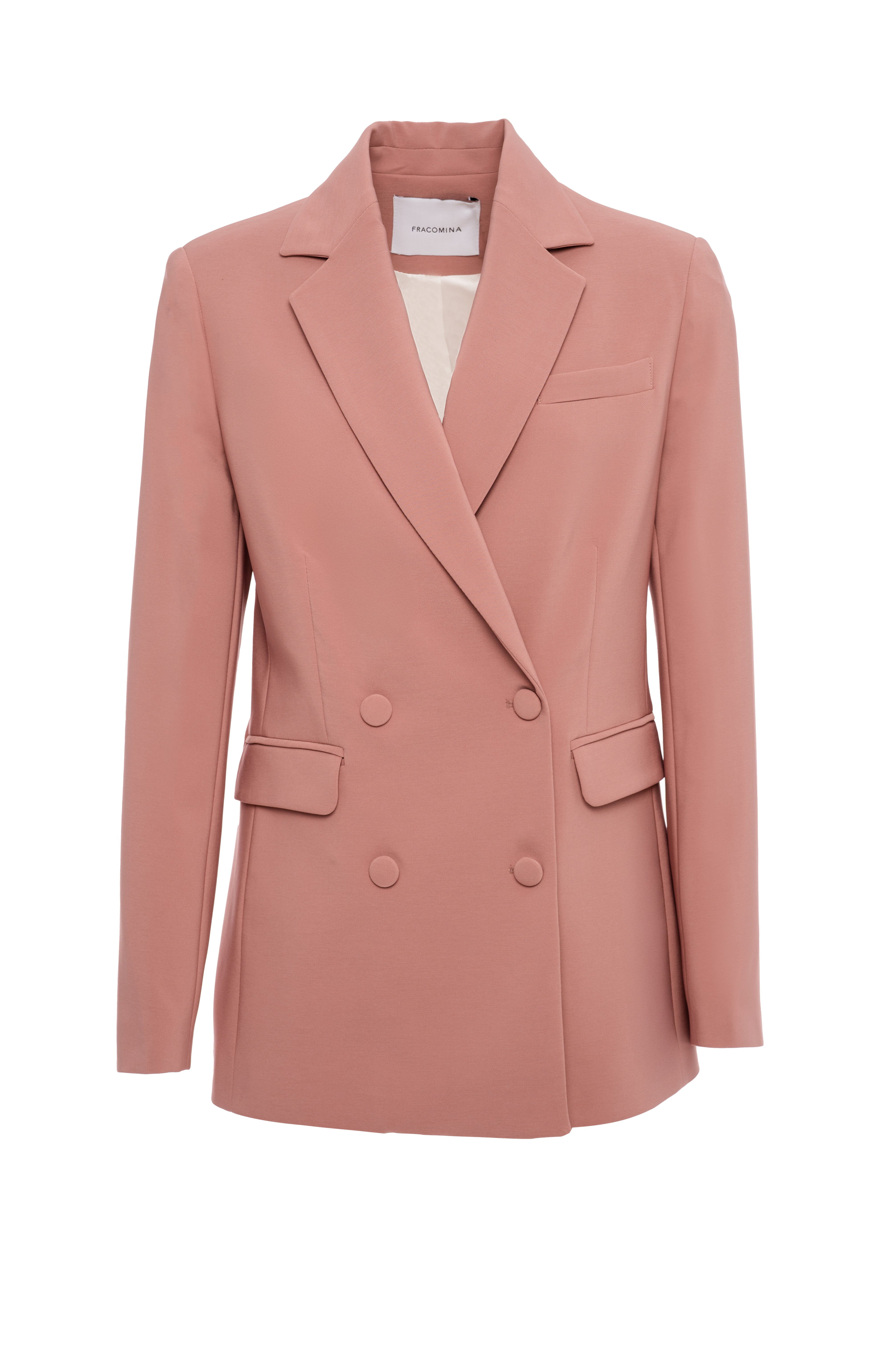 Tailored Double-Breasted Blazer Fracomina FI25WJ3003W42901-238_FRONT