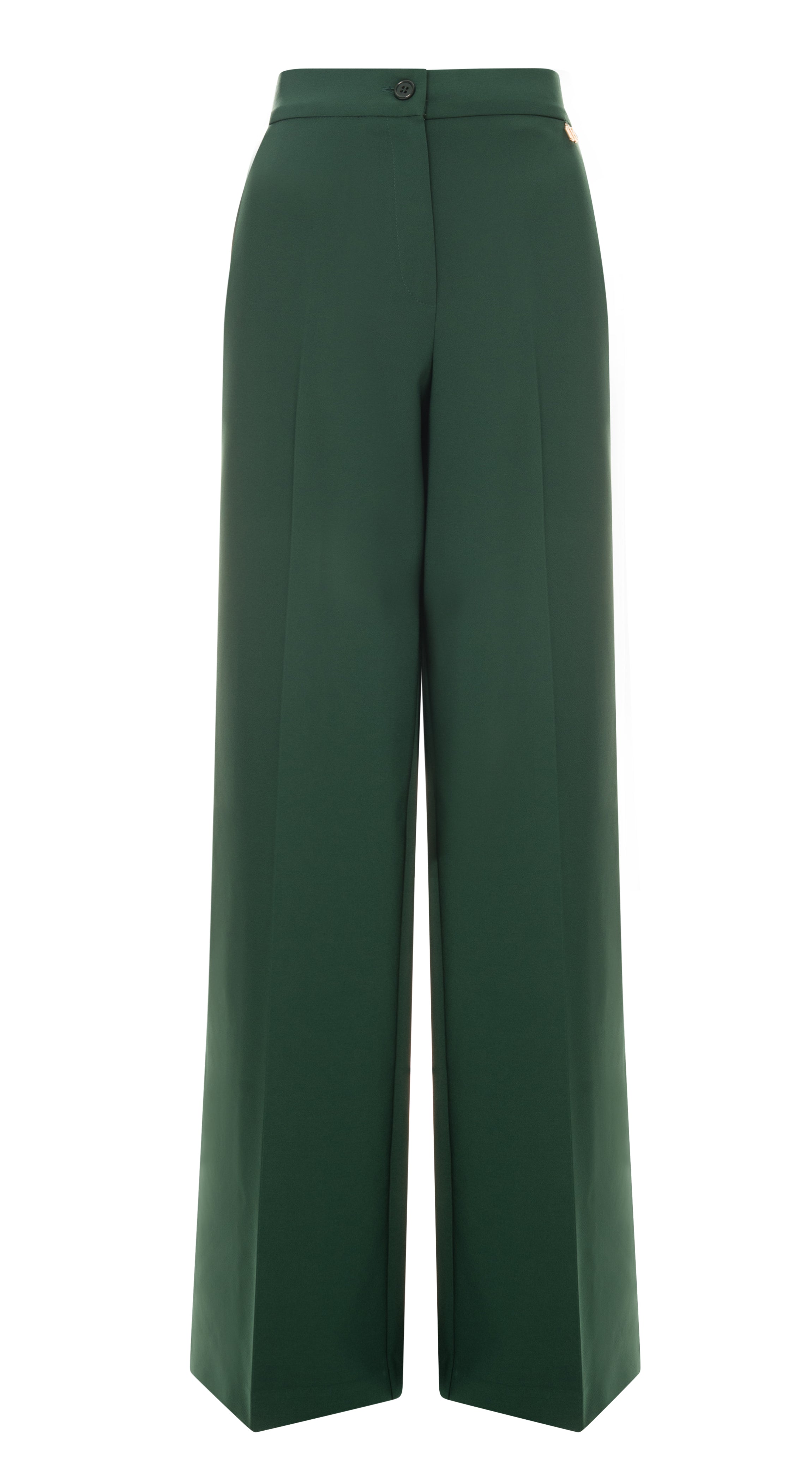 Tailored High-Waisted Wide-Leg Trousers Fracomina FI25WV3009W42901-152