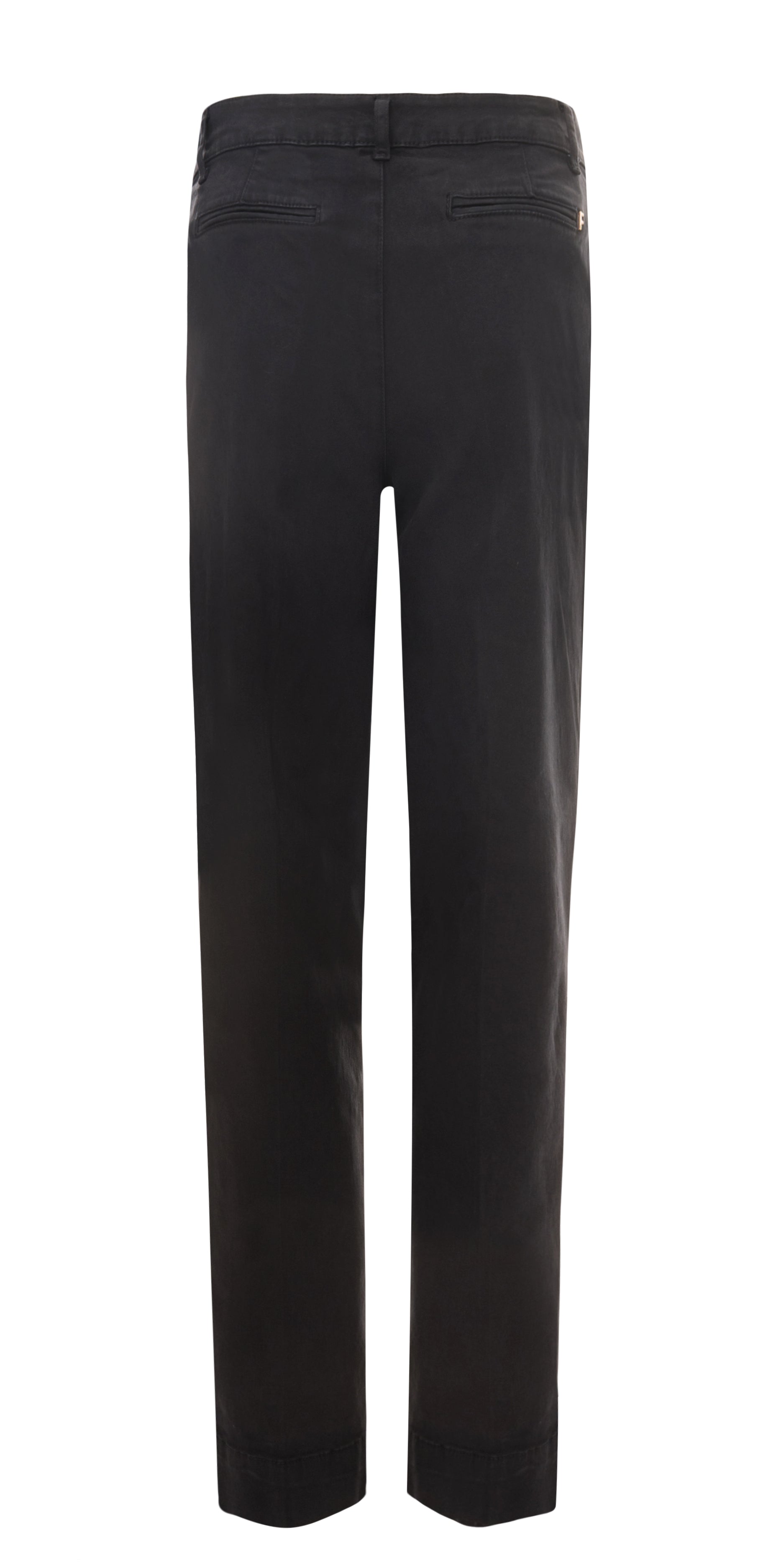 Mid-Rise Cropped Chino Trousers with Cuff Fracomina FI25WV4001W52301-069_2