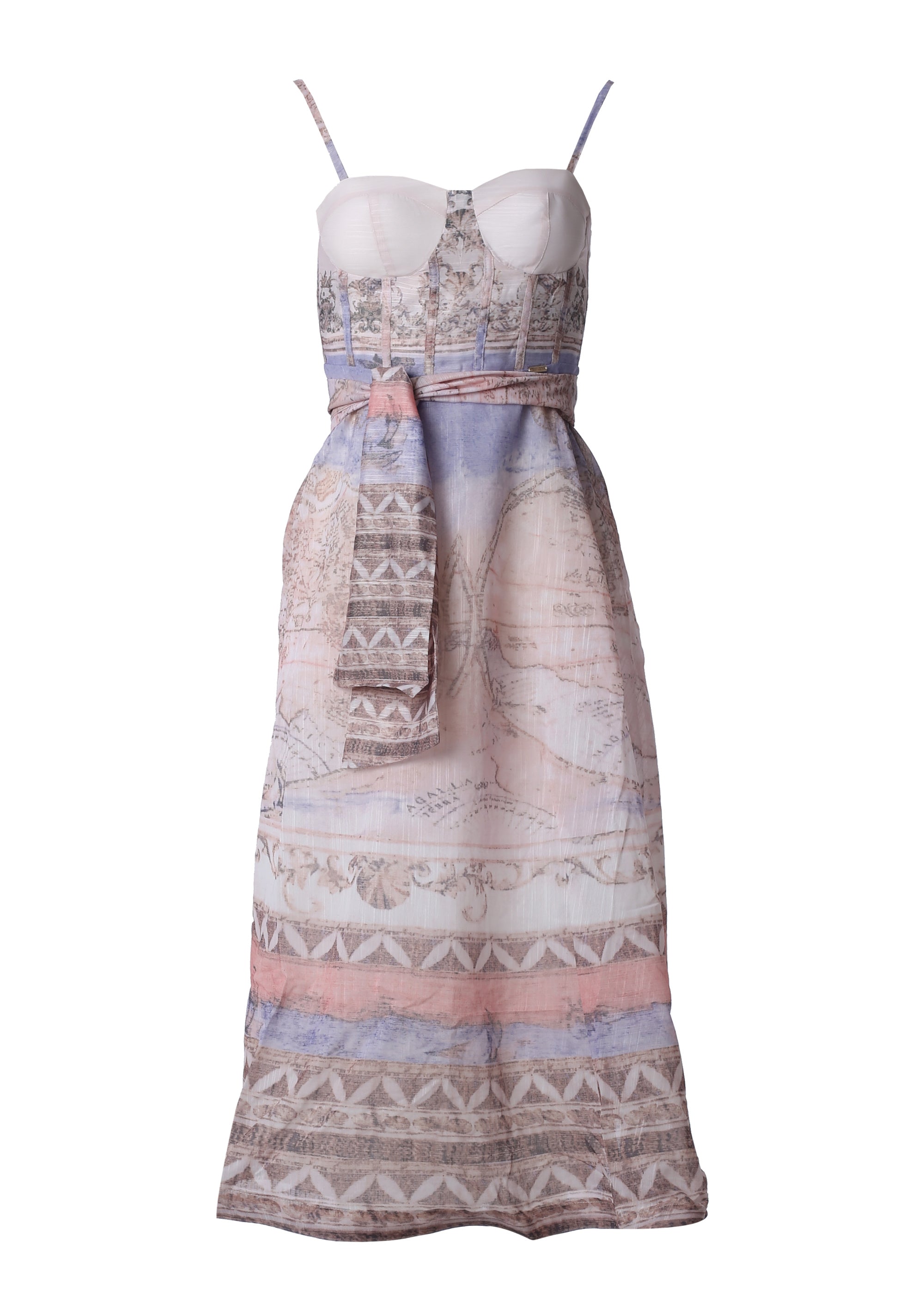 Short Dress with Artistic Print Fracomina FI26SD3001W441R8-C96