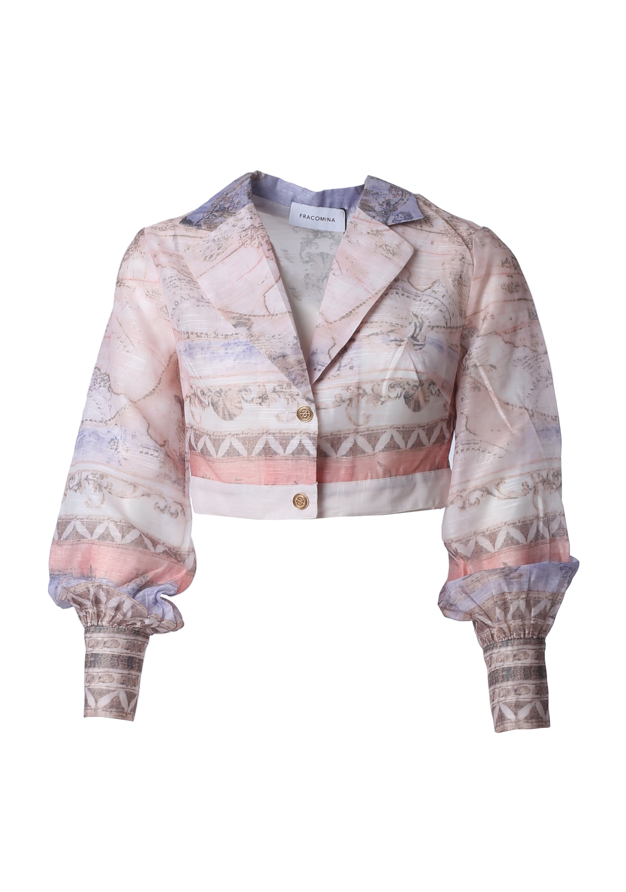 Structured Canvas Jacket Fracomina FI26SJ1001W441R8-C96