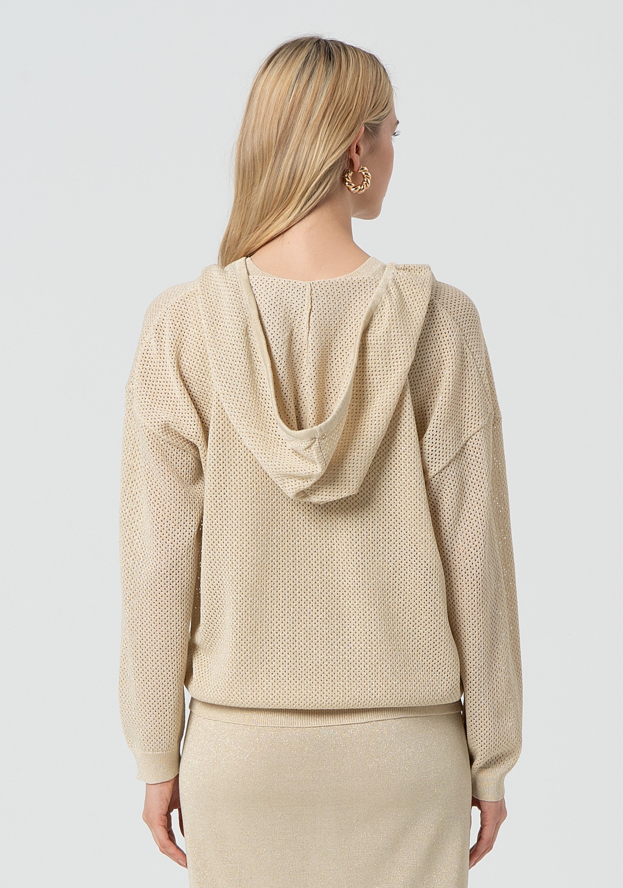 Knitwear wide fit with lurex Fracomina FJ25ST7008K420Q7-150-4