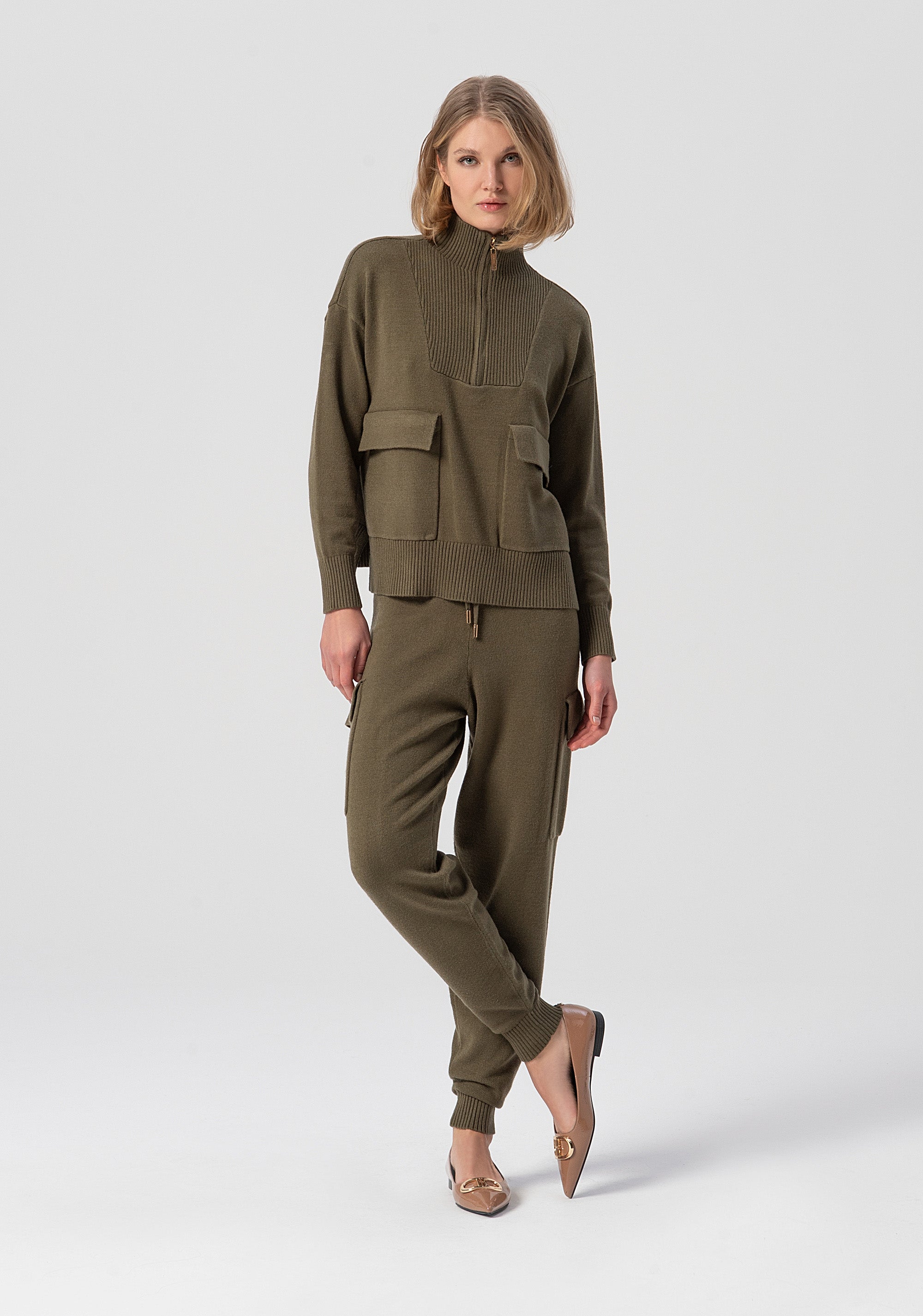 Knitwear regular fit made in viscose Fracomina FJ25WT7007K50201-M20-4