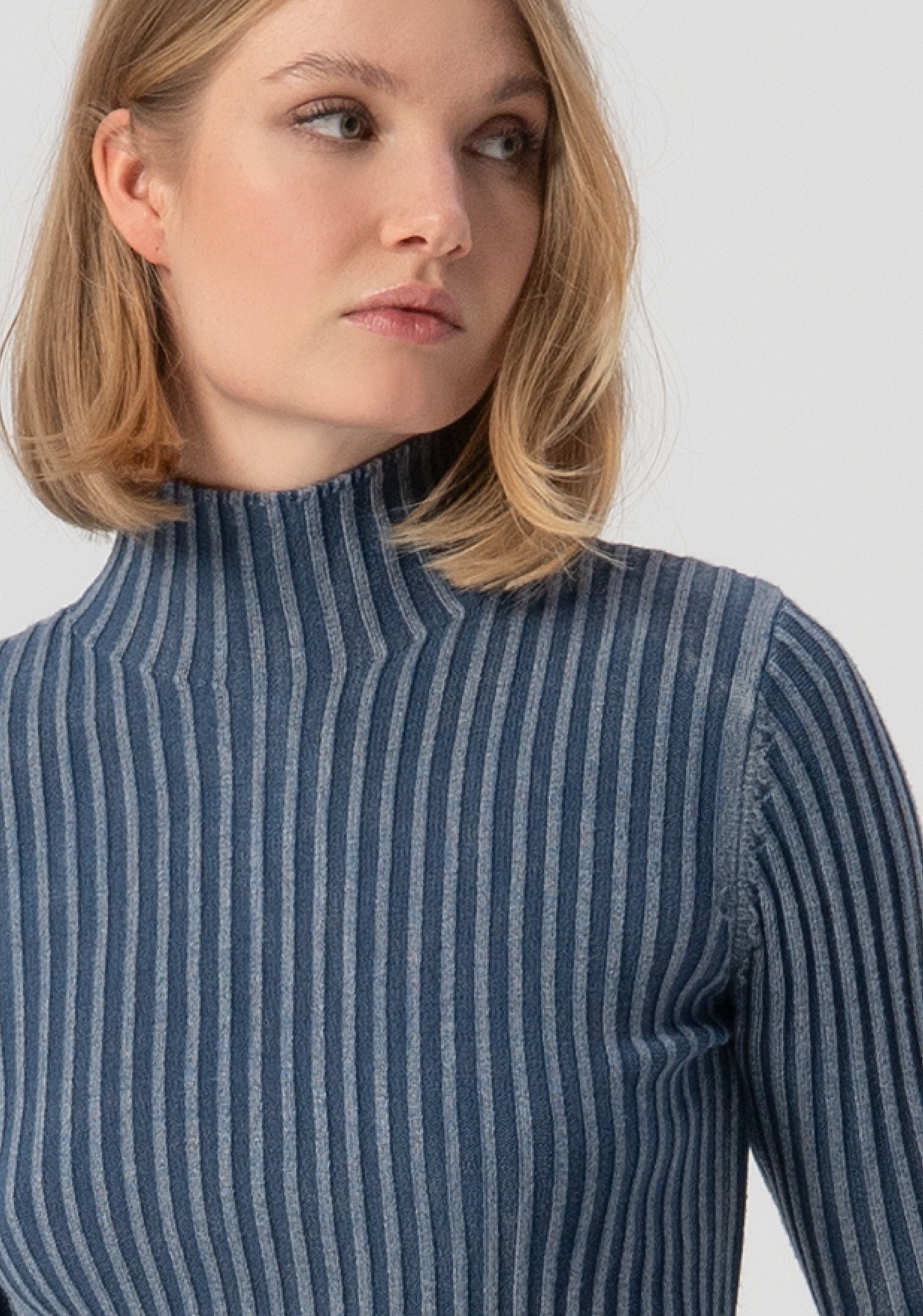 Knitwear tight fit with ribs Fracomina FJ25WT7022K414O3-166-2