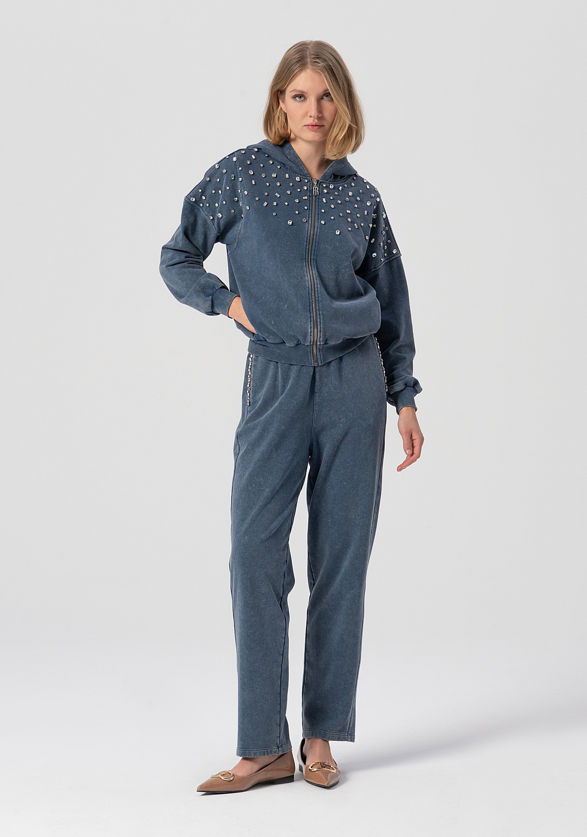 Sweater regular fit with hood Fracomina FJ25WT9001F409O3-166-4