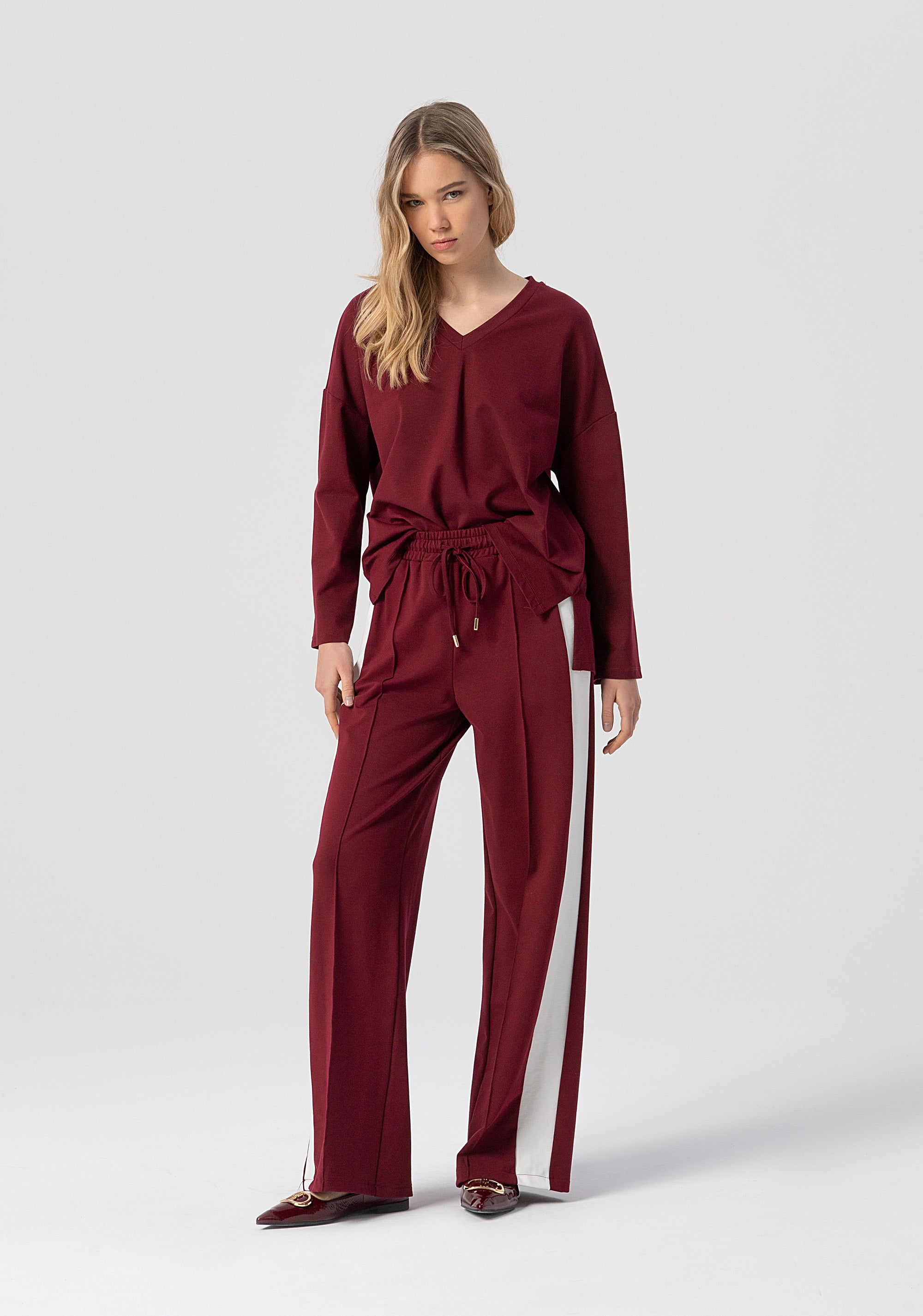 Palazzo pant made in viscose Fracomina FJ25WV3002W72701-M22-1
