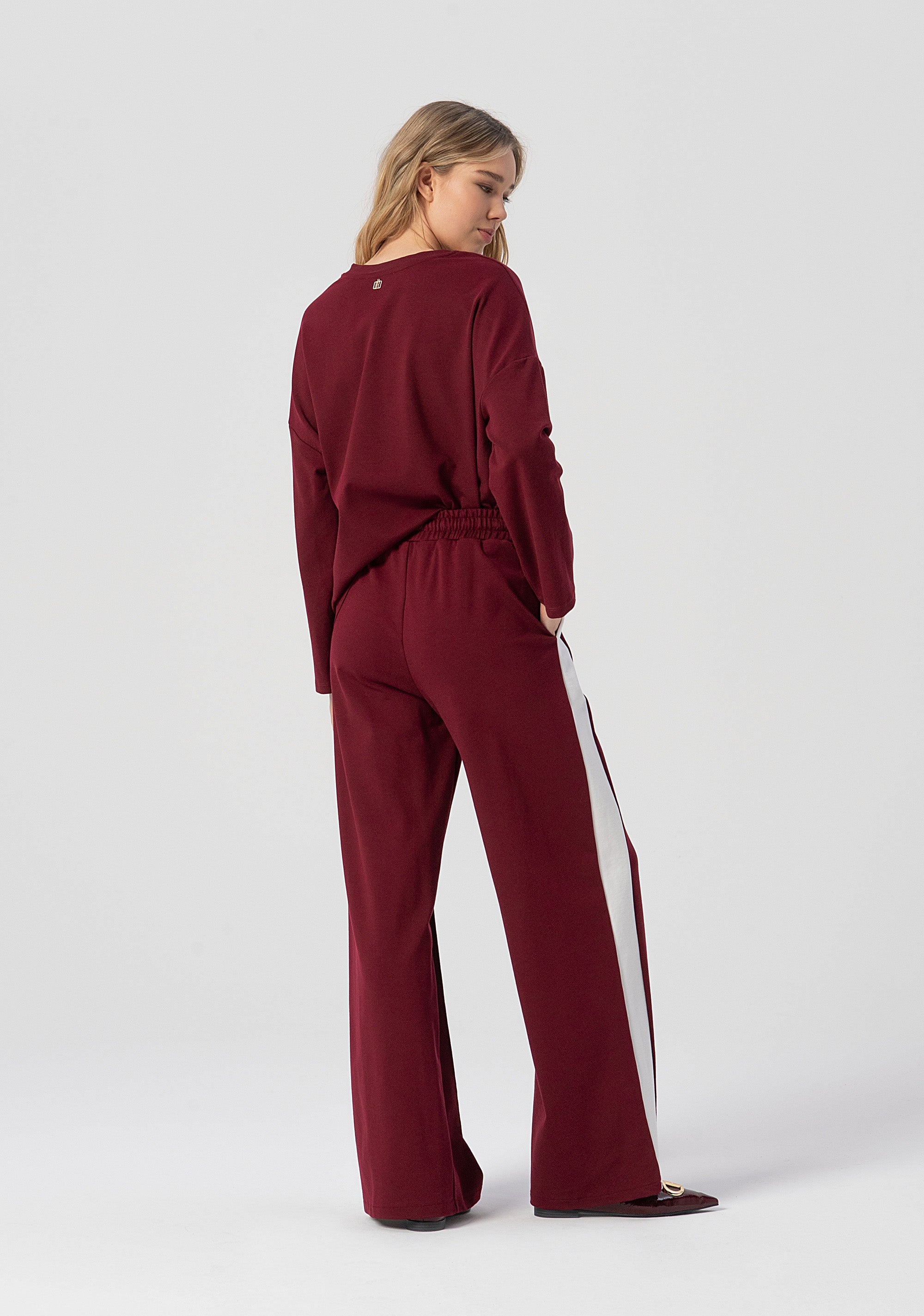 Palazzo pant made in viscose Fracomina FJ25WV3002W72701-M22-3