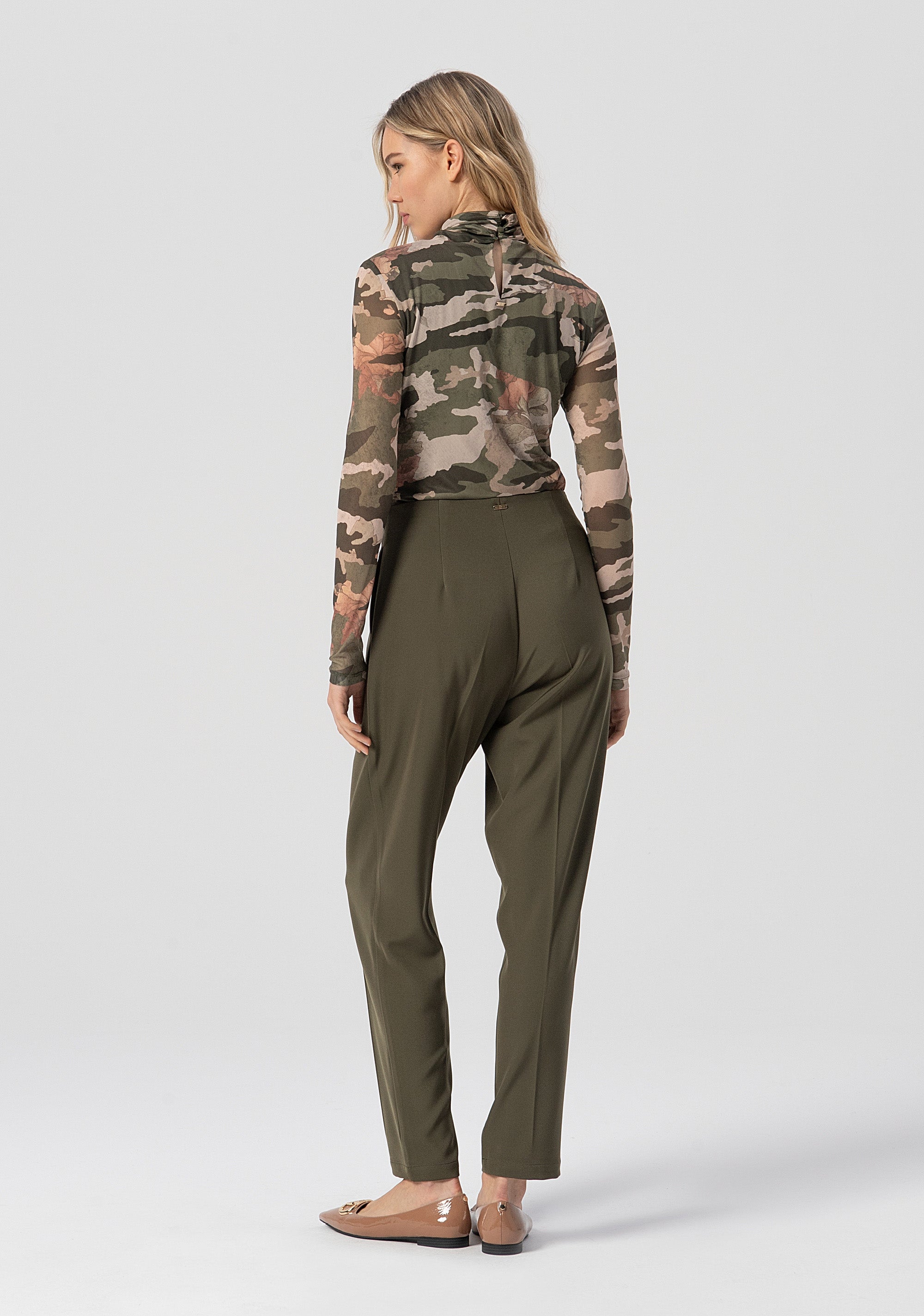 Pant regular fit with high waist Fracomina FJ25WV4004W42901-M20-4