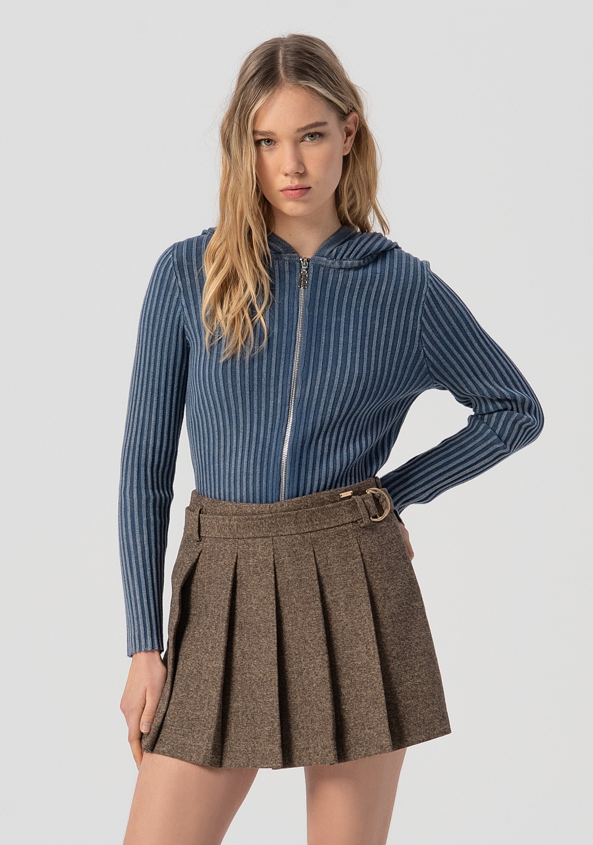 Mini trouser skirt regular fit Fracomina FJ25WV6001W81601-091-2