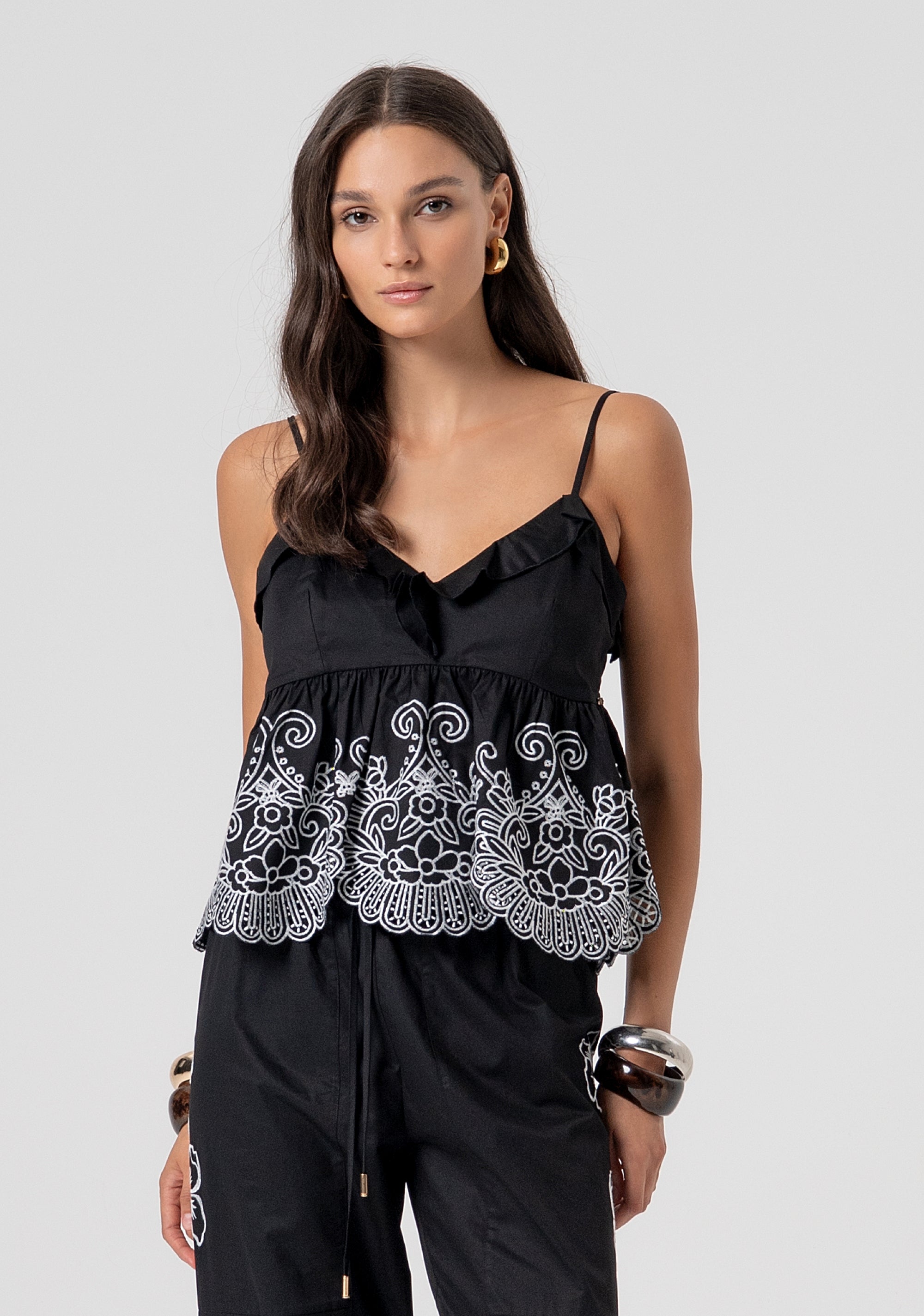 Tank top made in cotton Fracomina FJ26ST2001W400E5-816-1