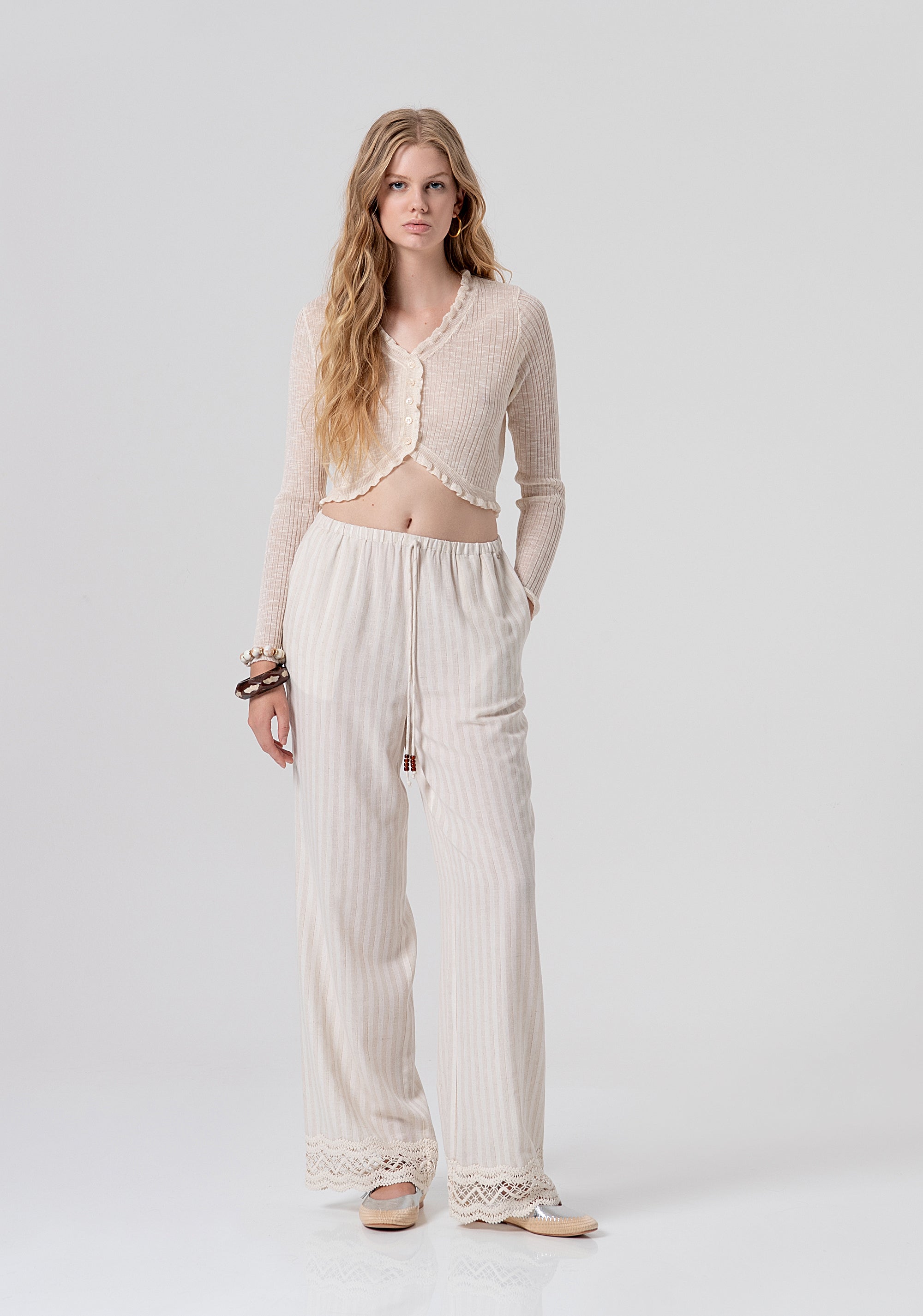 Cardigan cropped tight fit Fracomina FJ26ST8005K42101-251-4