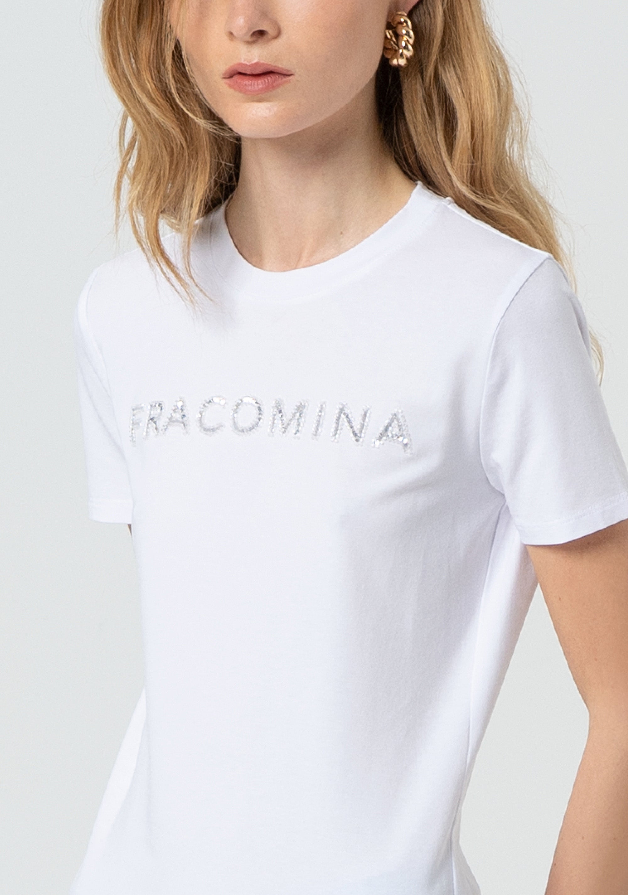 T-shirt slim fit made in jersey Fracomina FP25ST3011J449N5-2