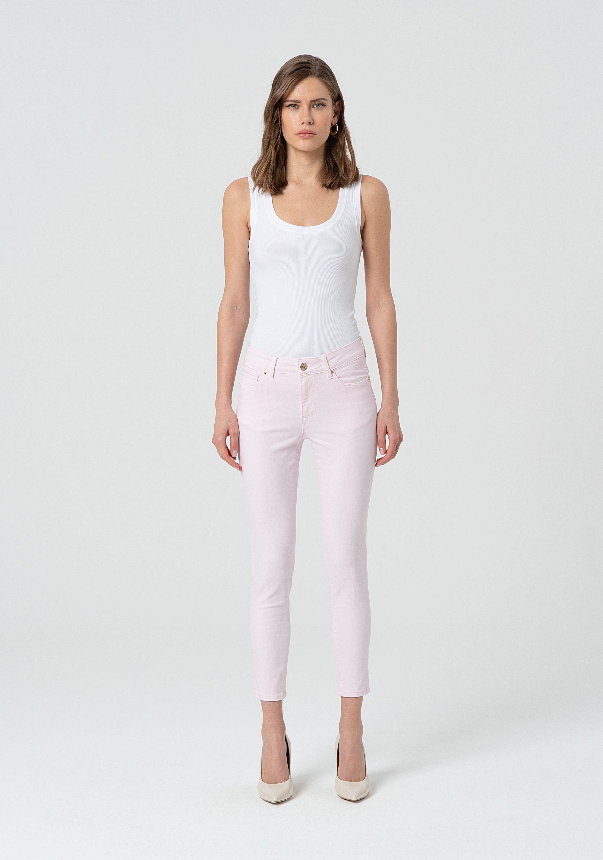 Pant slim fit with push-up effect made in bull Fracomina FP25SV8000W61501-238-4