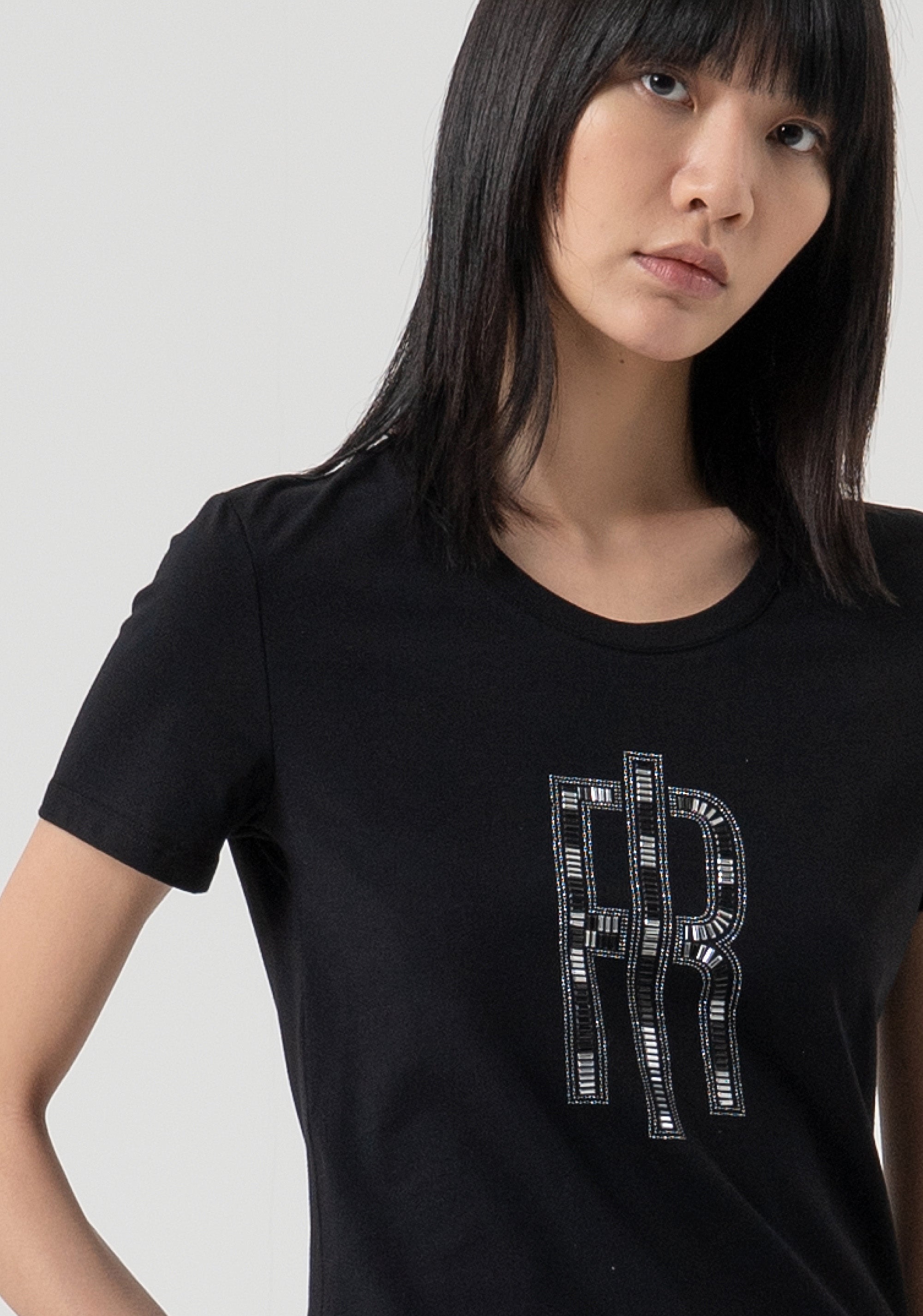 T-shirt regular fit made in cotton jersey Fracomina FP25WT3002J40108-053-2