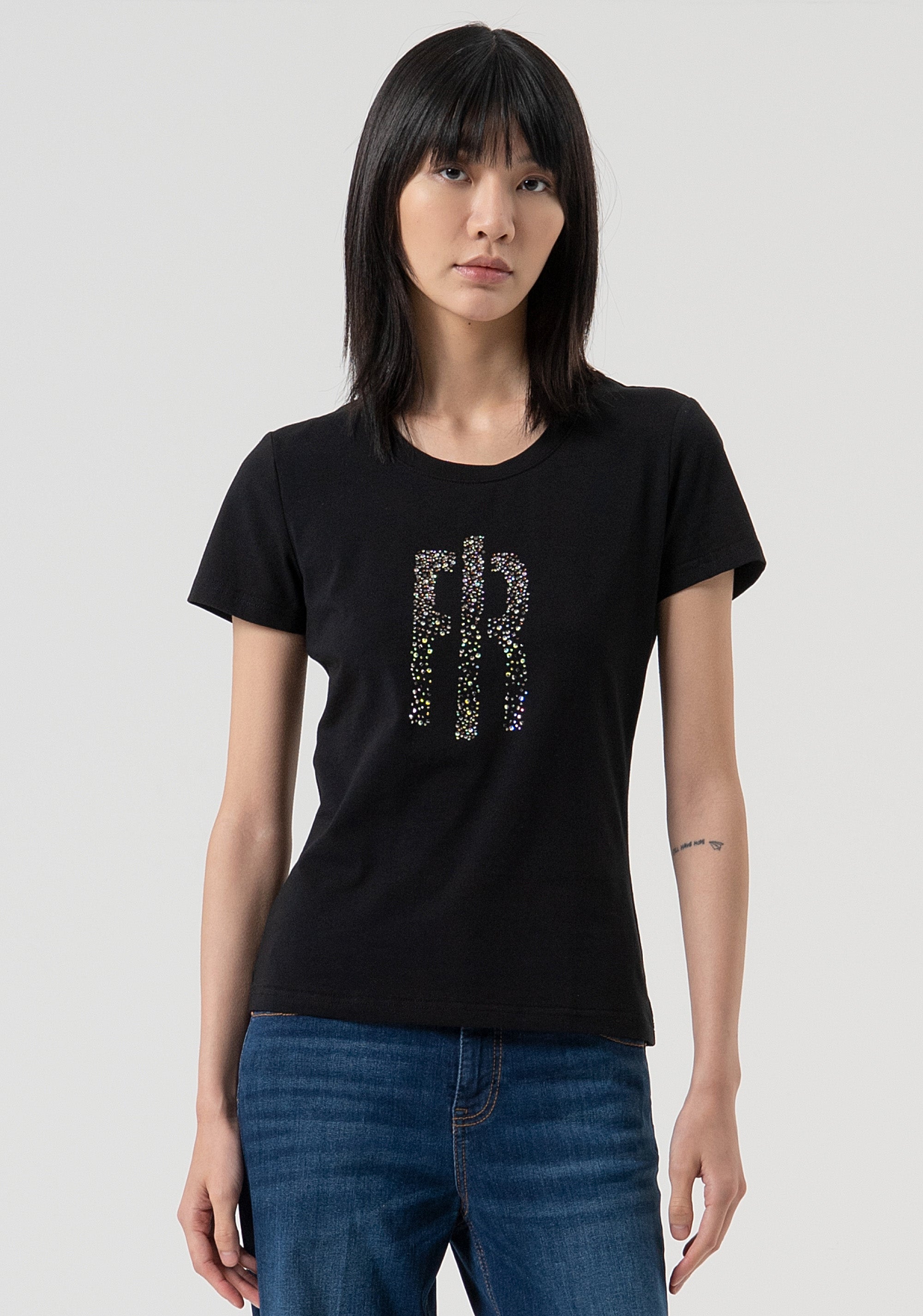 T-shirt slim fit made in cotton jersey Fracomina FP25WT3002J401N5-053-1