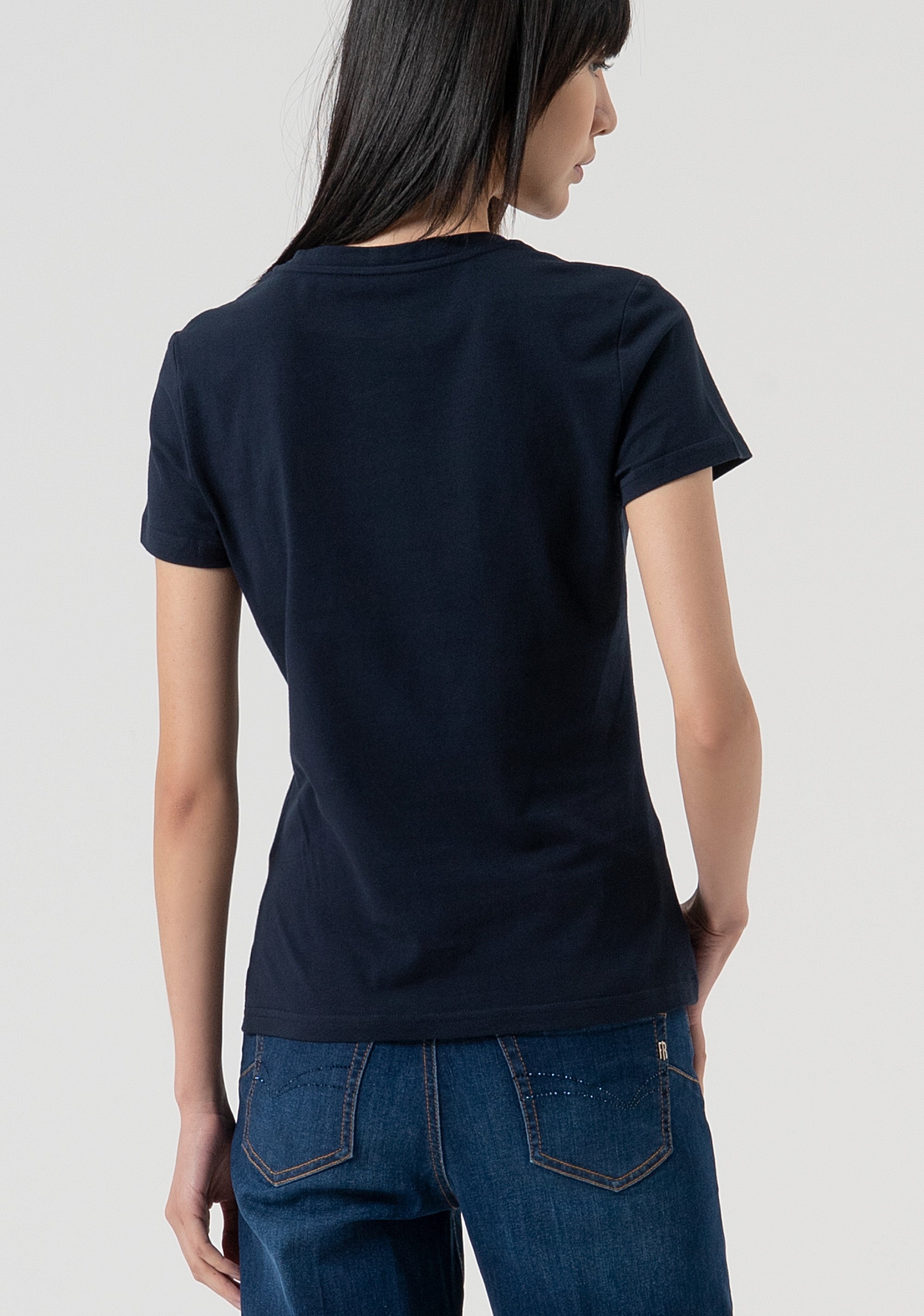 T-shirt slim fit made in cotton jersey Fracomina FP25WT3002J401N5-117-3