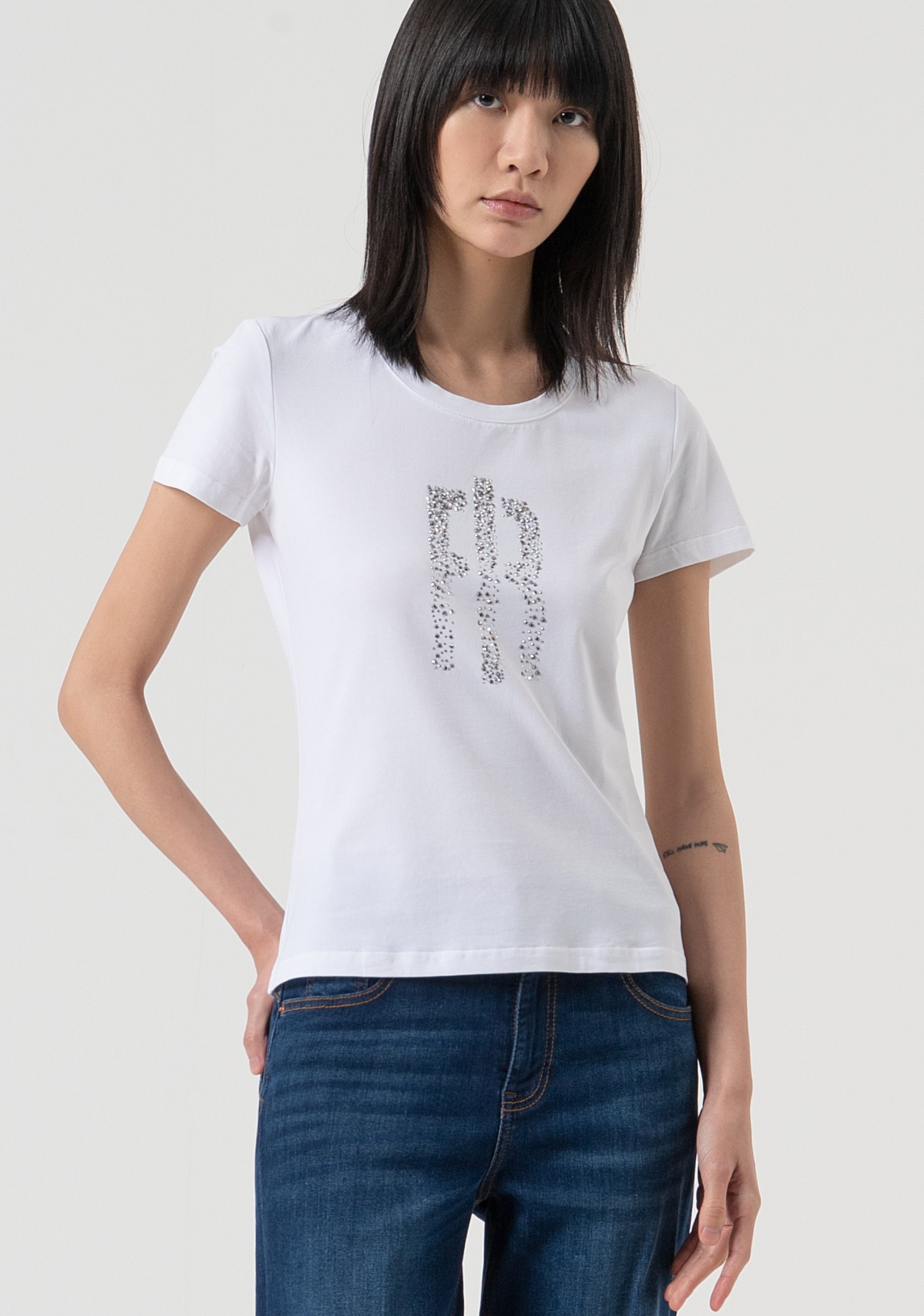 T-shirt slim fit made in cotton jersey Fracomina FP25WT3002J401N5-278-1