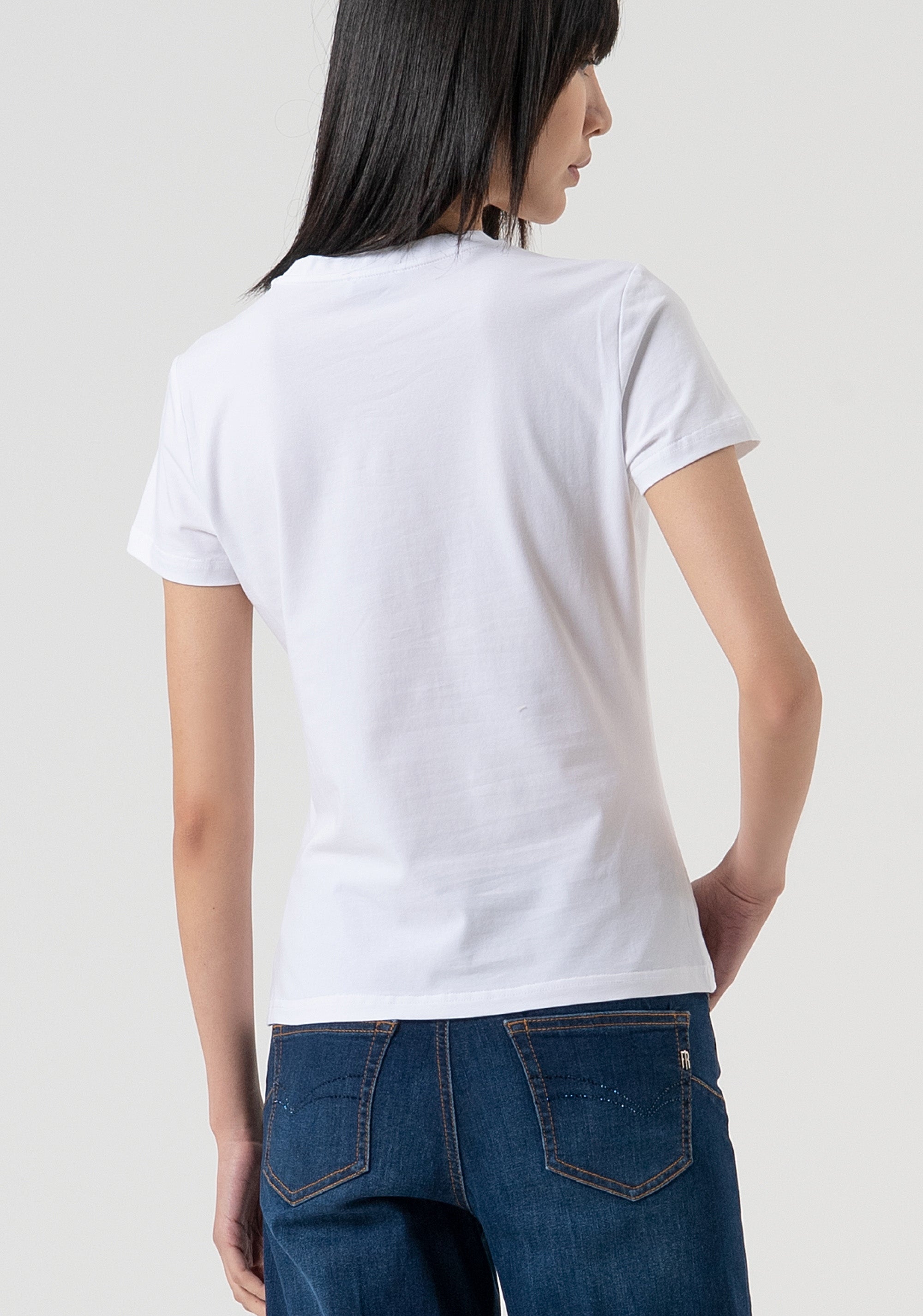 T-shirt slim fit made in cotton jersey Fracomina FP25WT3002J401N5-278-3