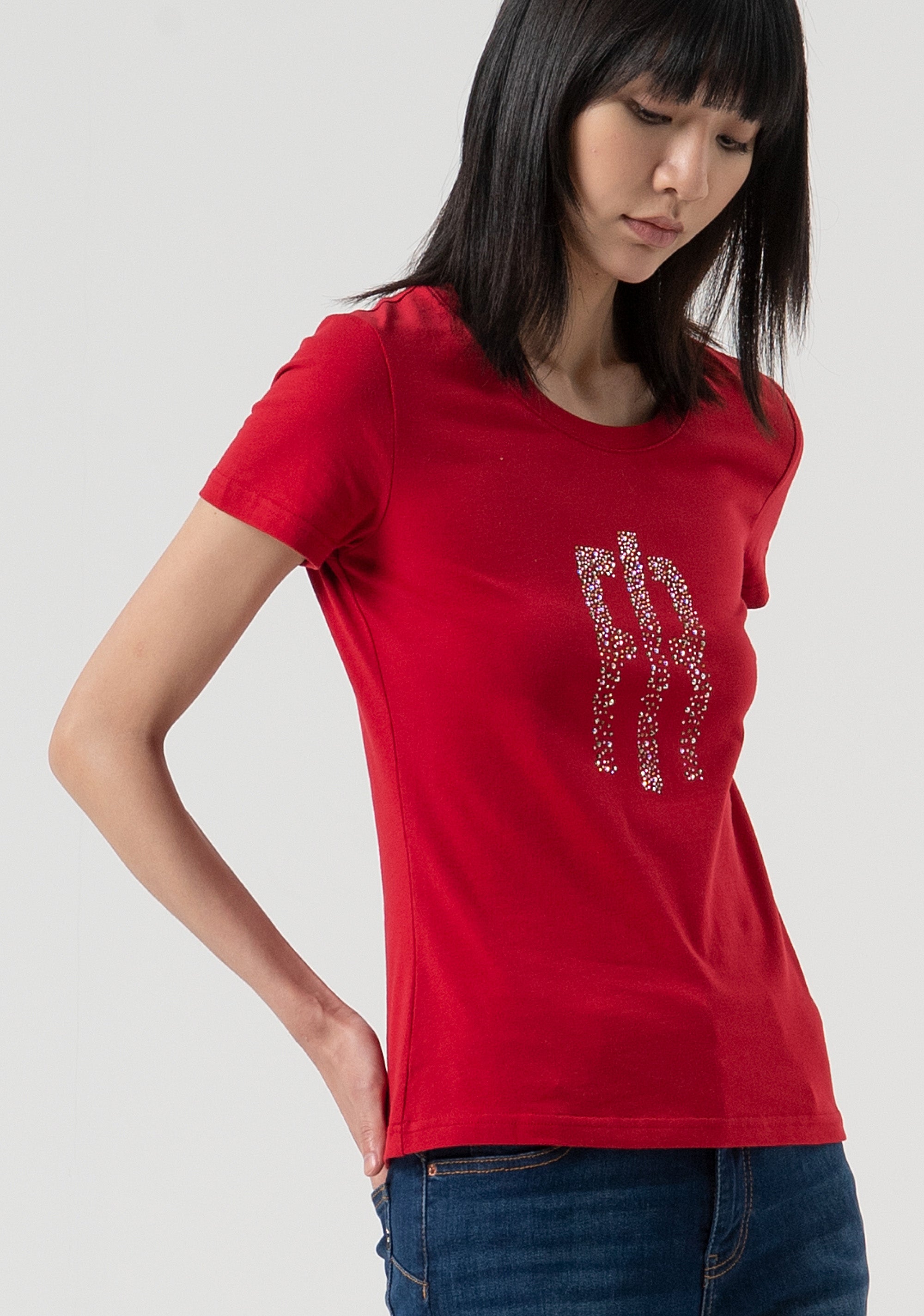 T-shirt slim fit made in cotton jersey Fracomina FP25WT3002J401N5-T51-3