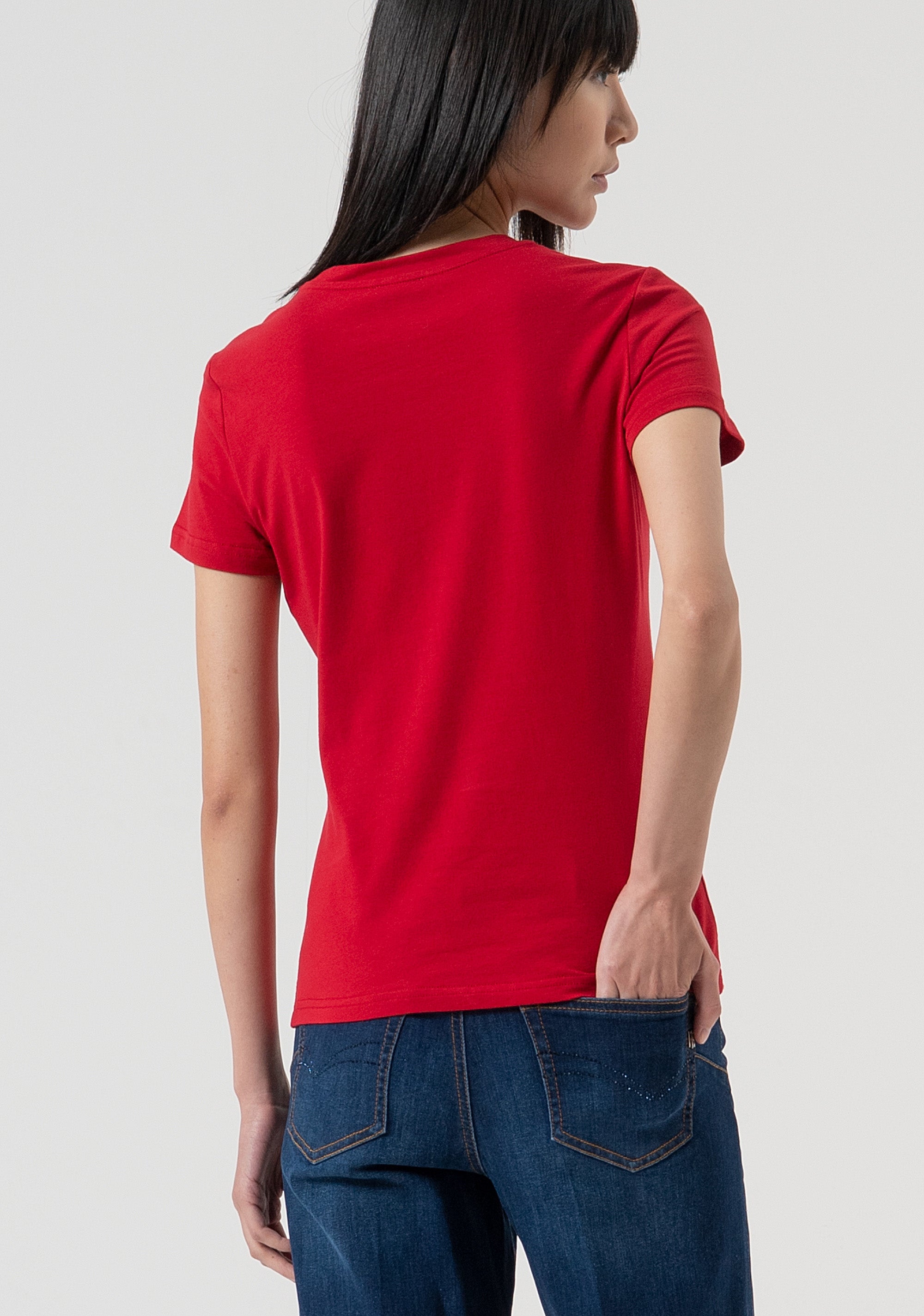 T-shirt slim fit made in cotton jersey Fracomina FP25WT3002J401N5-T51-4