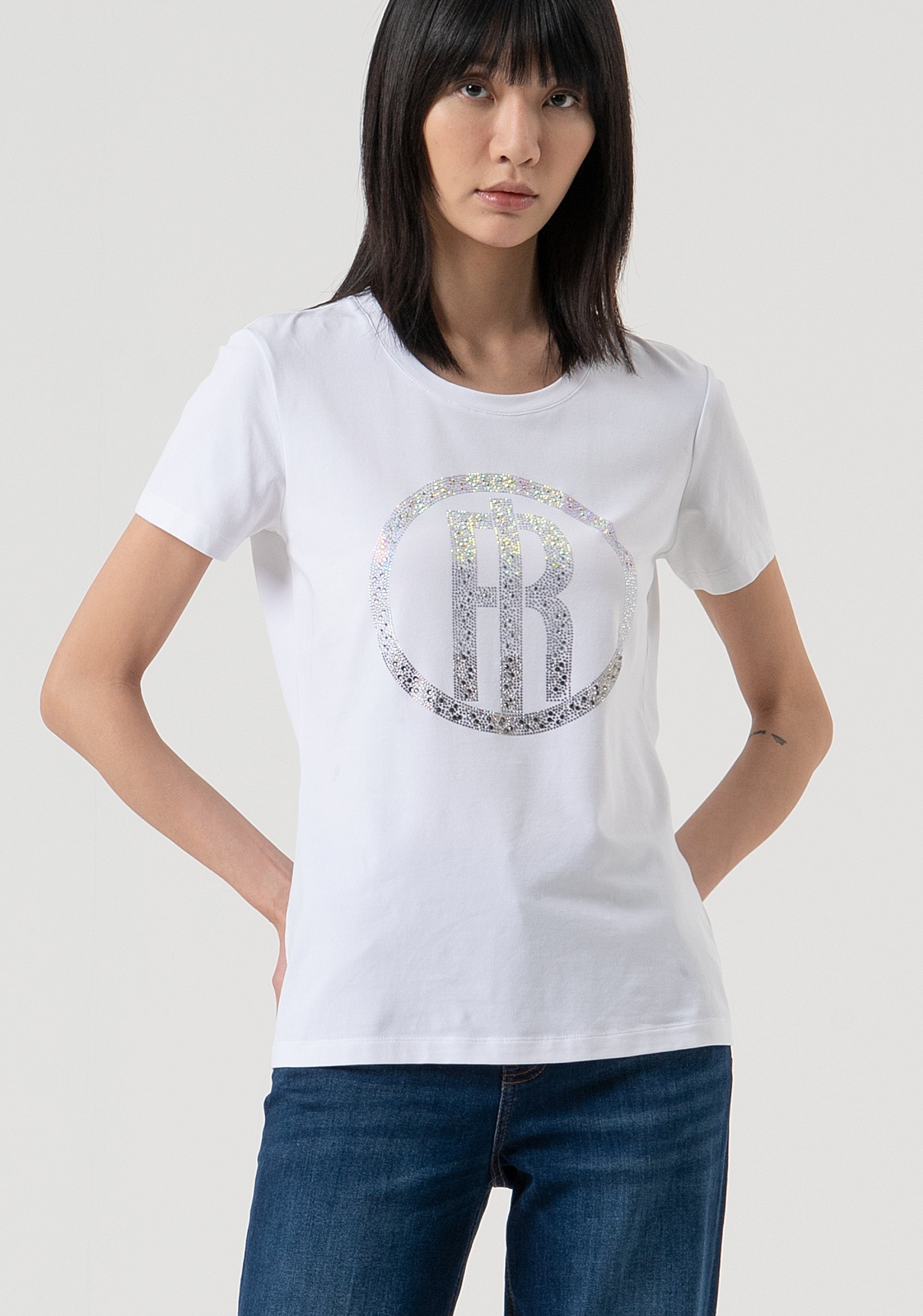 T-shirt regular fit made in cotton jersey Fracomina FP25WT3004J40108-278-1