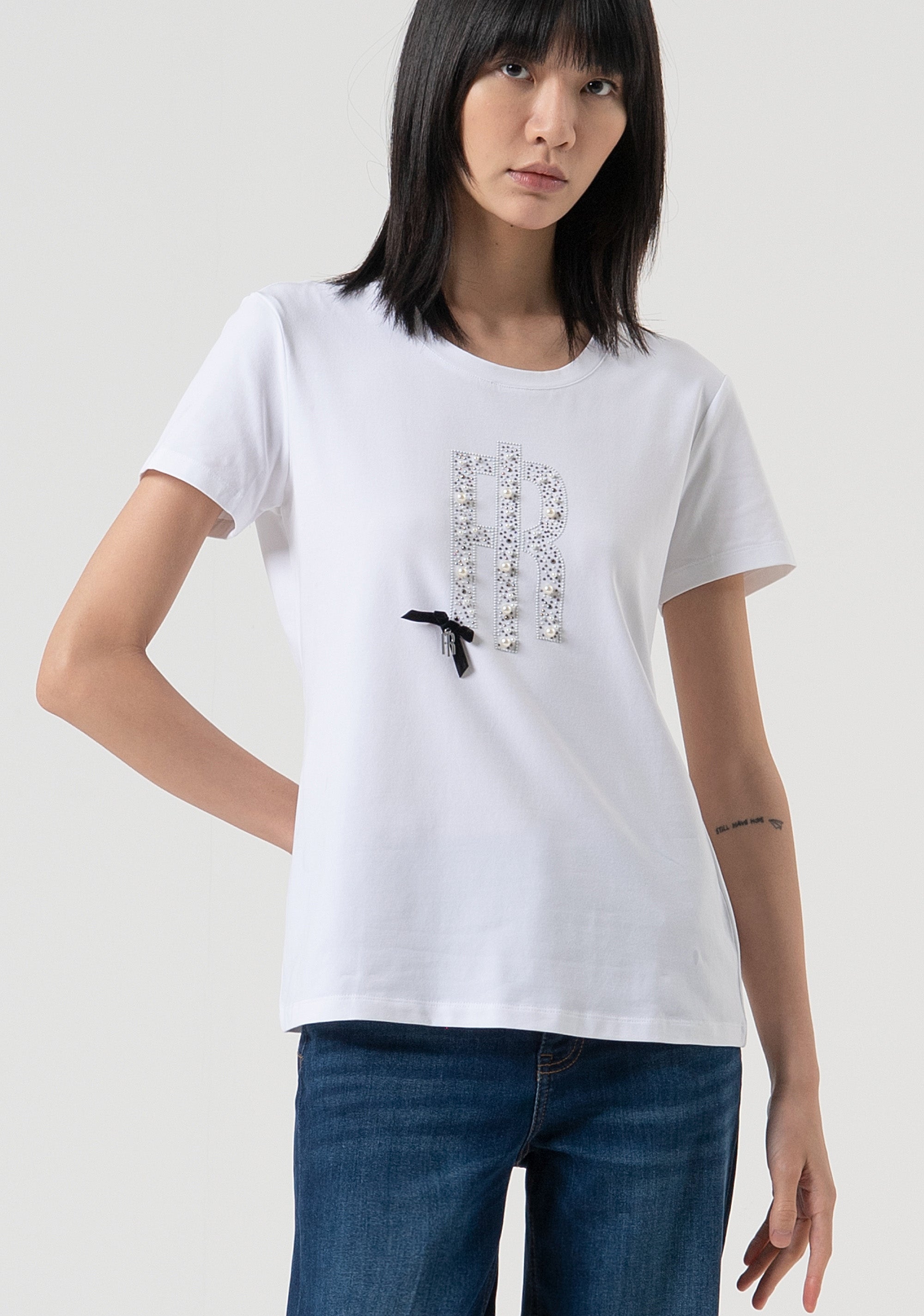 T-shirt regular fit made in cotton jersey Fracomina FP25WT3004J401N5-278-1