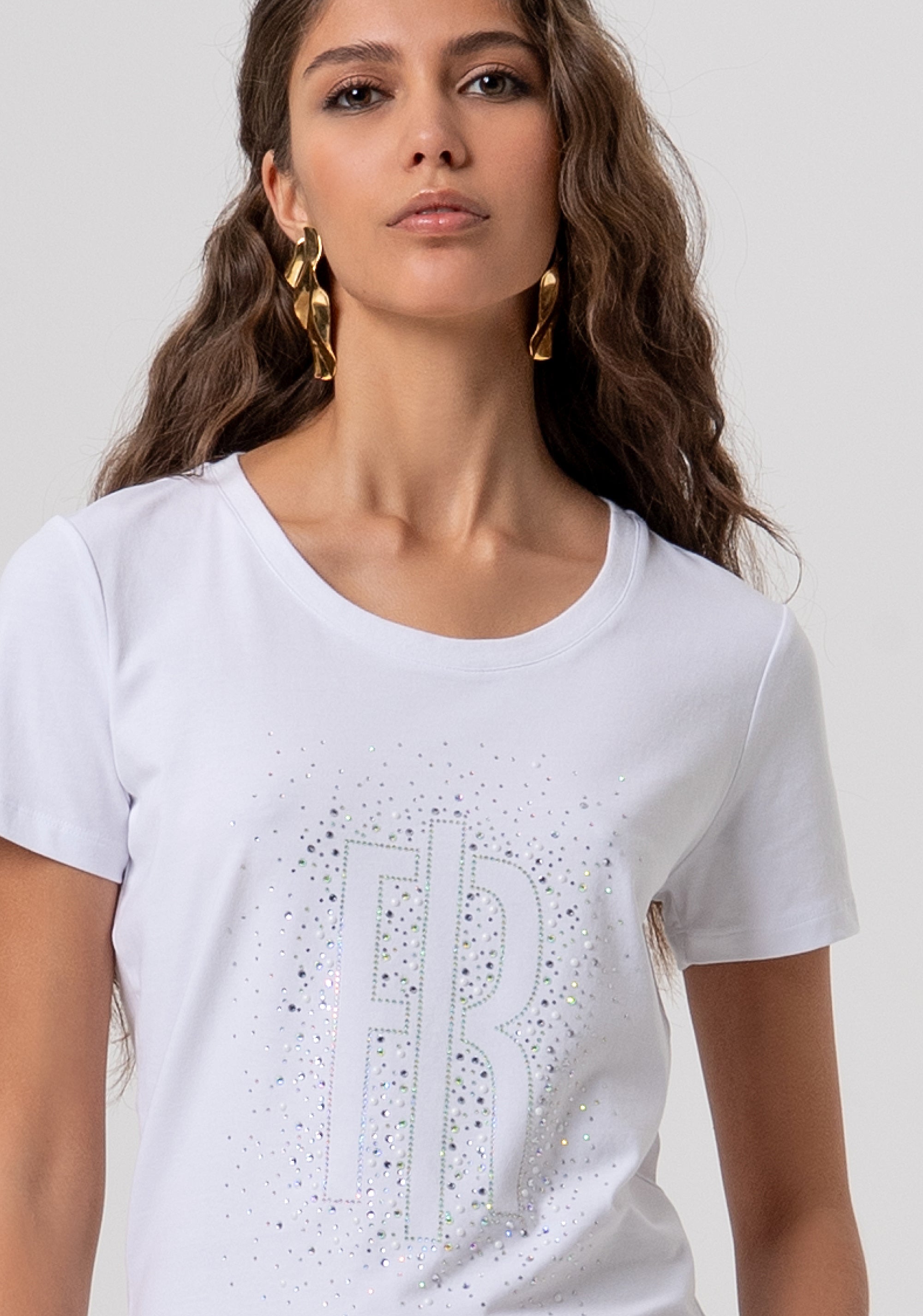 T-shirt made in jersey with short sleeves Fracomina FP26ST3002J401N5-278-2