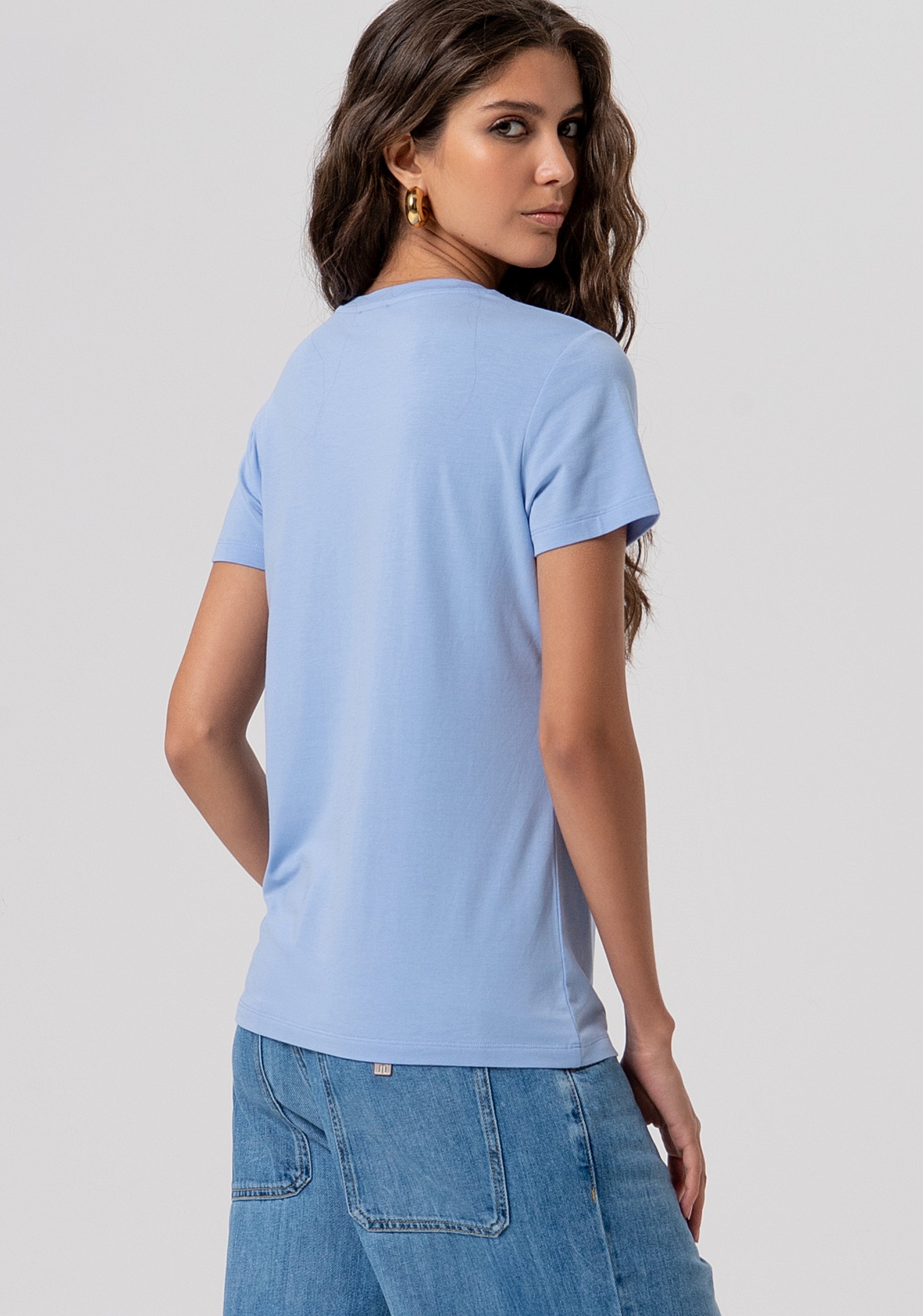 T-shirt regular fit made in jersey Fracomina FP26ST3004J41801-L99-3