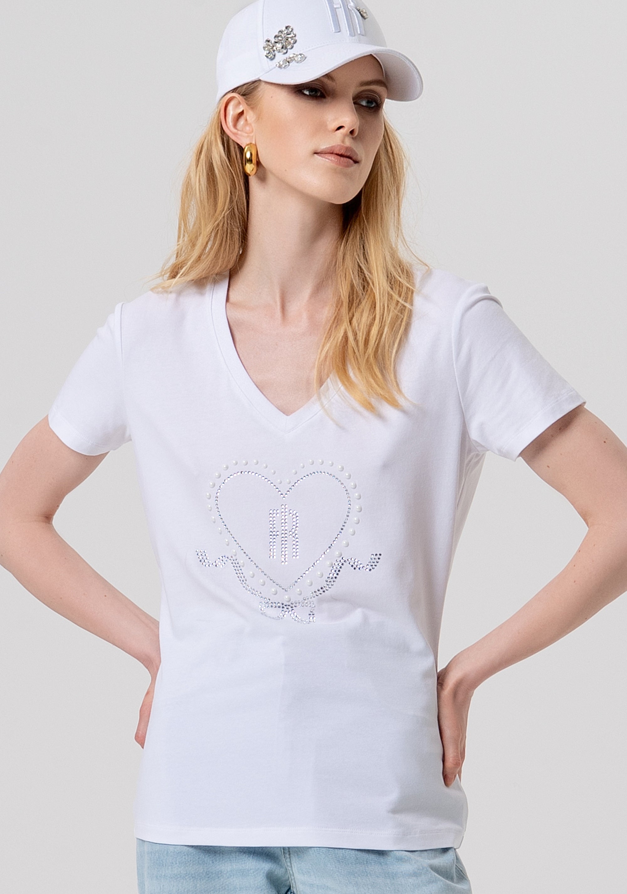 T-shirt made in jersey with short sleeves Fracomina FP26ST3007J401N5-278-1