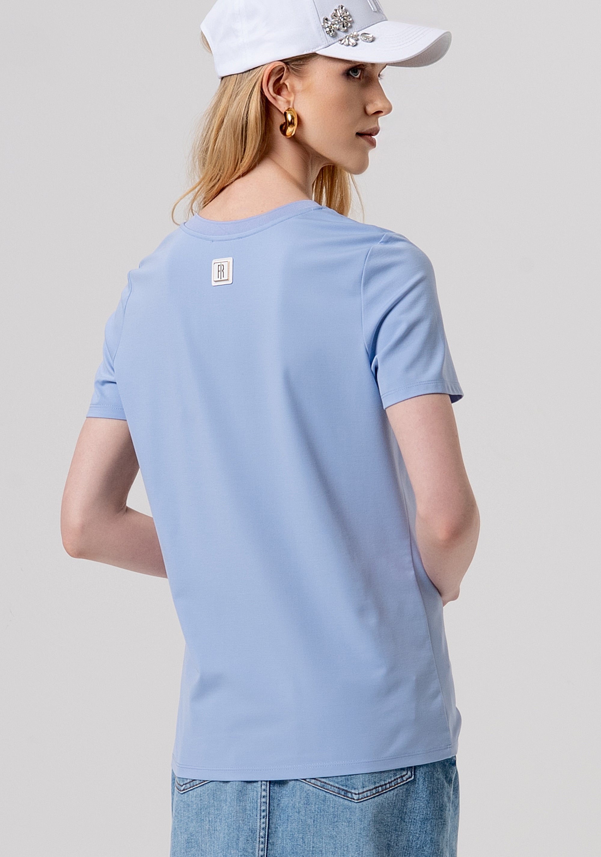 T-shirt regular fit made in jersey Fracomina FP26ST3014J43301-L99-3