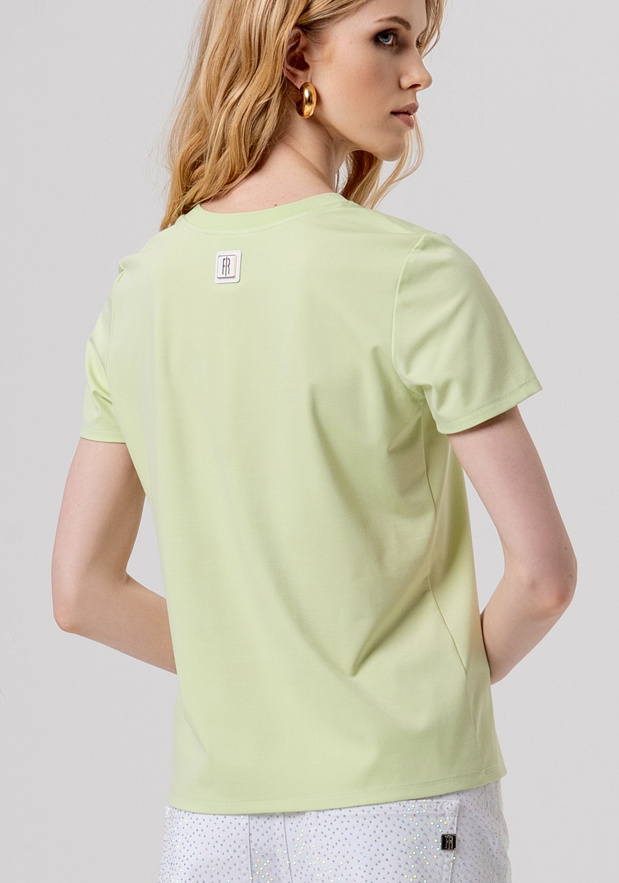 T-shirt regular fit made in jersey Fracomina FP26ST3014J43301-T99-3