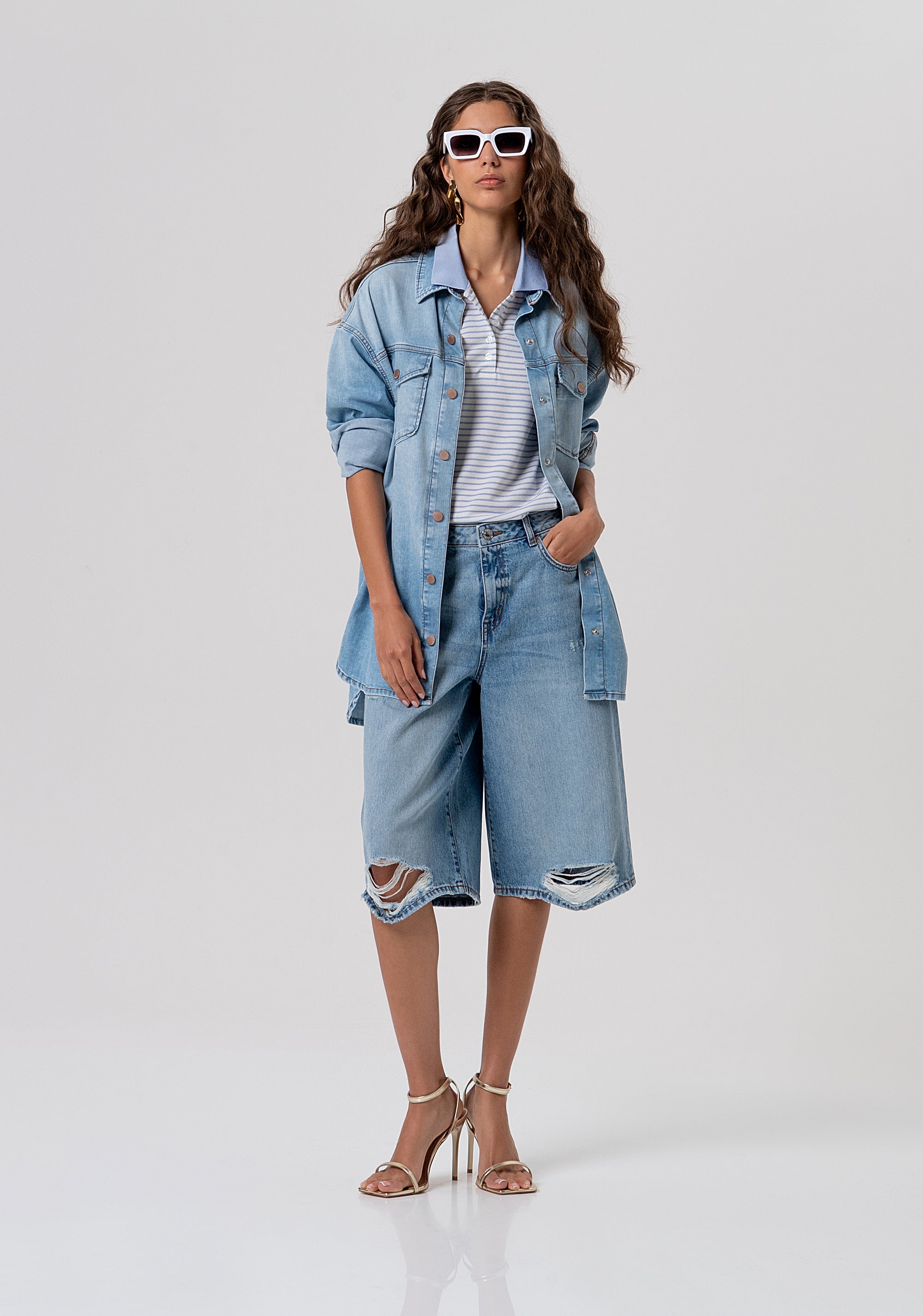 Polo T-shirt regular fit with stripes Fracomina FP26ST3021J490N8-I24-4