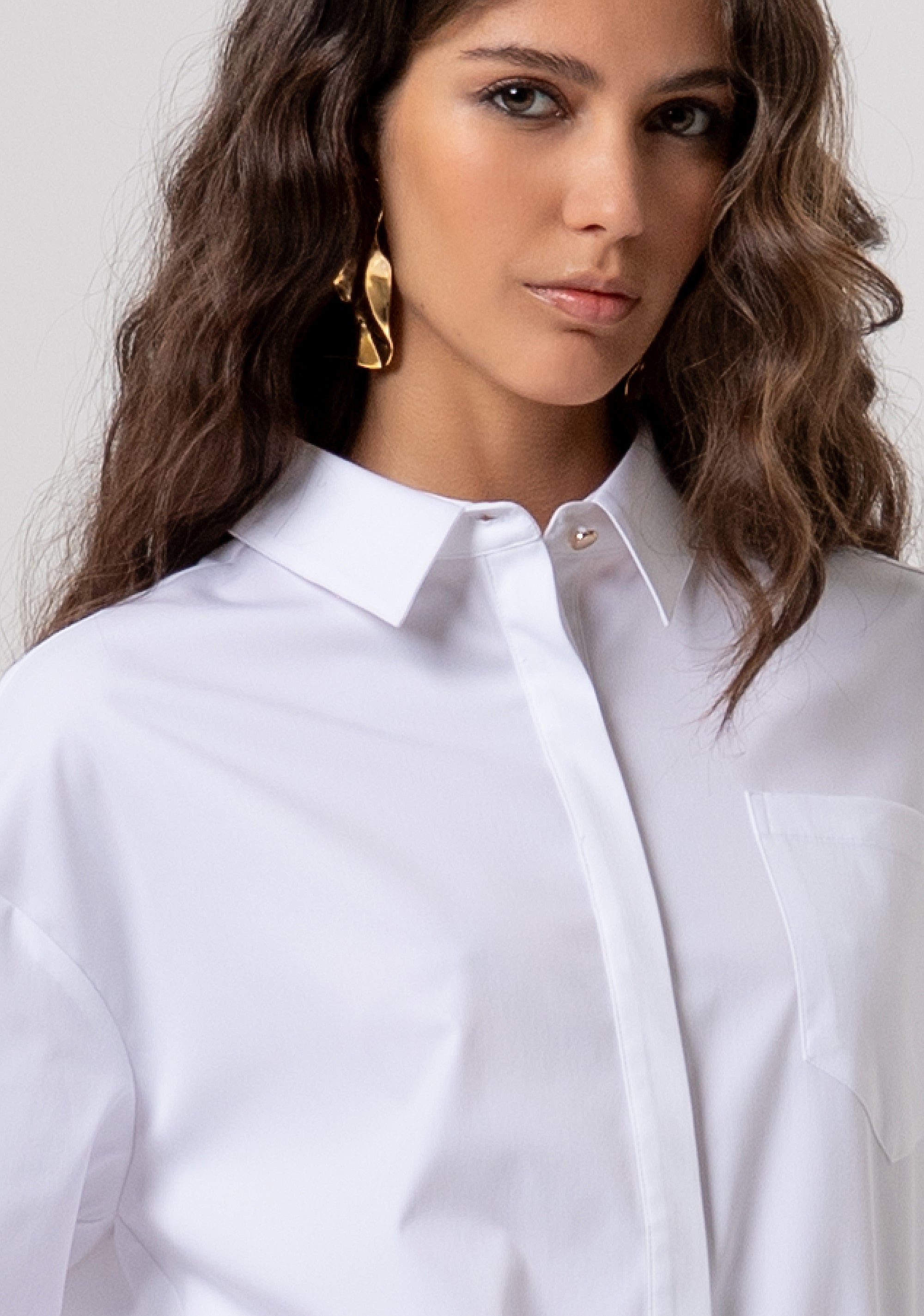 Shirt over fit made in popeline Fracomina FP26ST6005W83301-278-2